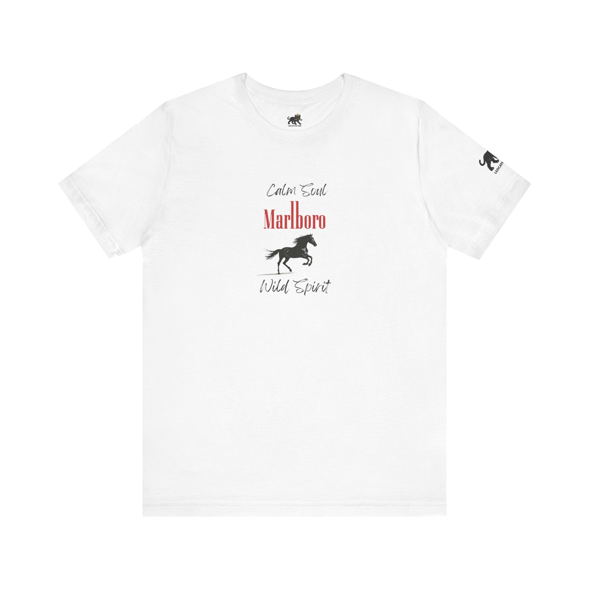 calm soul wild spirit Graphic Tee, Casual Summer Shirt, Marine Life T-Shirt, Gift for Sea Lovers,  high quality