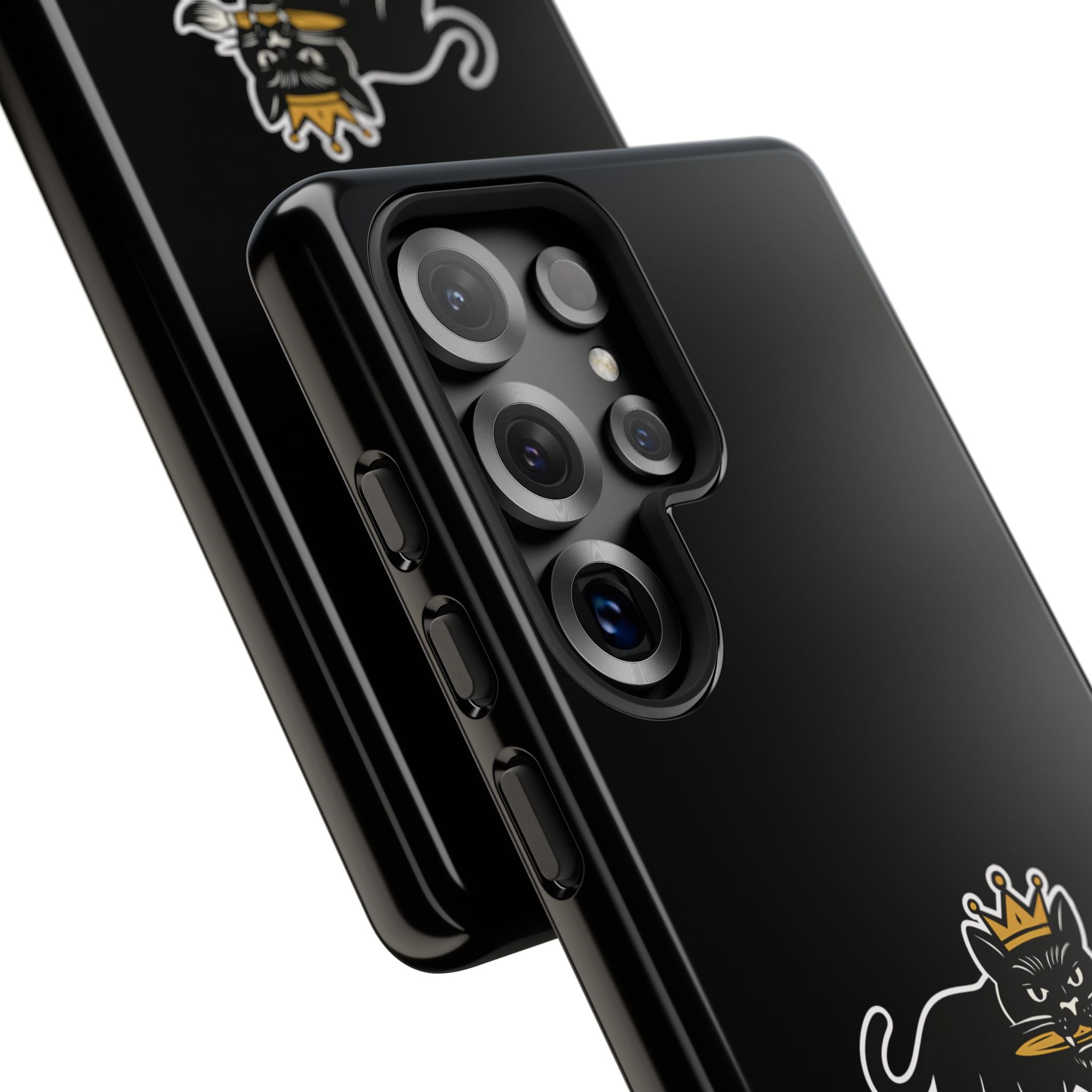 Tough Cases Phone Case, Unique Cat Design, Perfect for Animal Lovers, Gift for Birthdays, Fun Accessory for Everyday Use