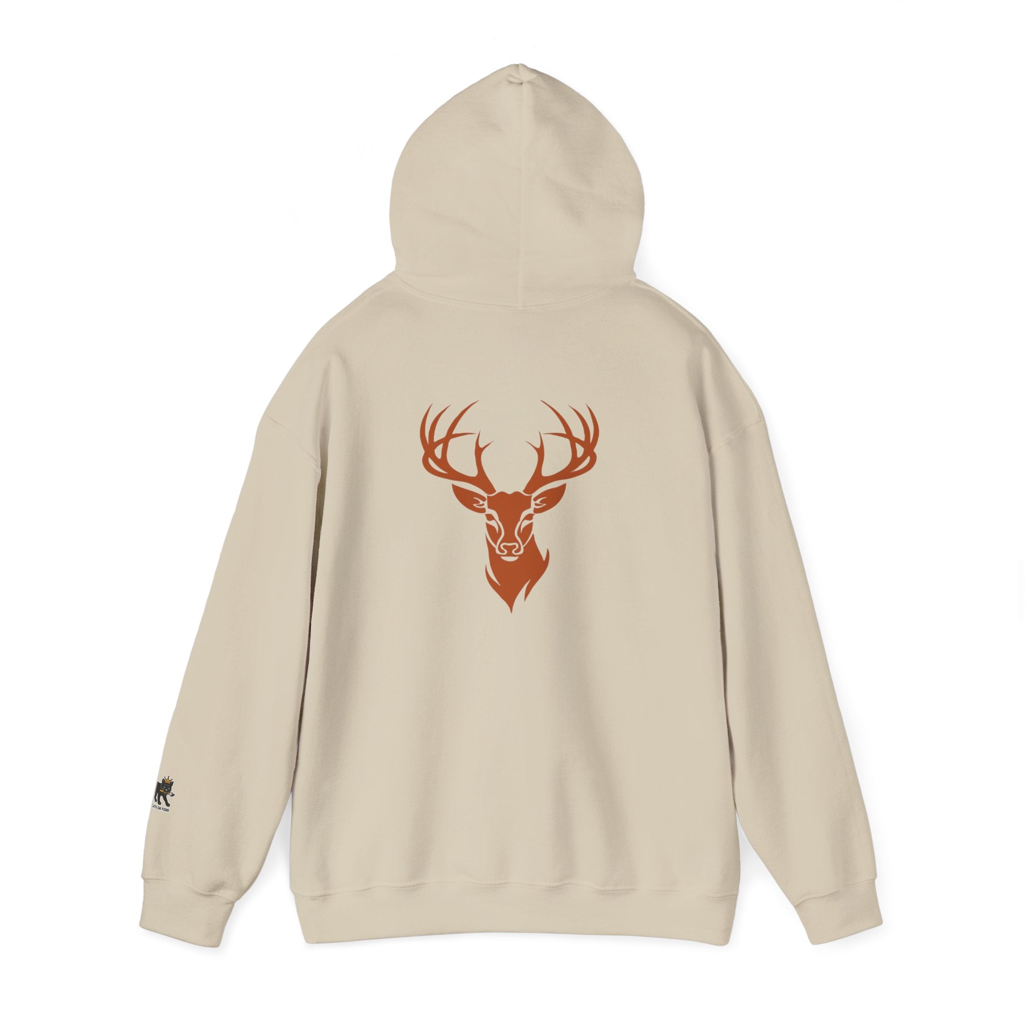 deer head Hooded Sweatshirt, Unisex Casual Hoodie
