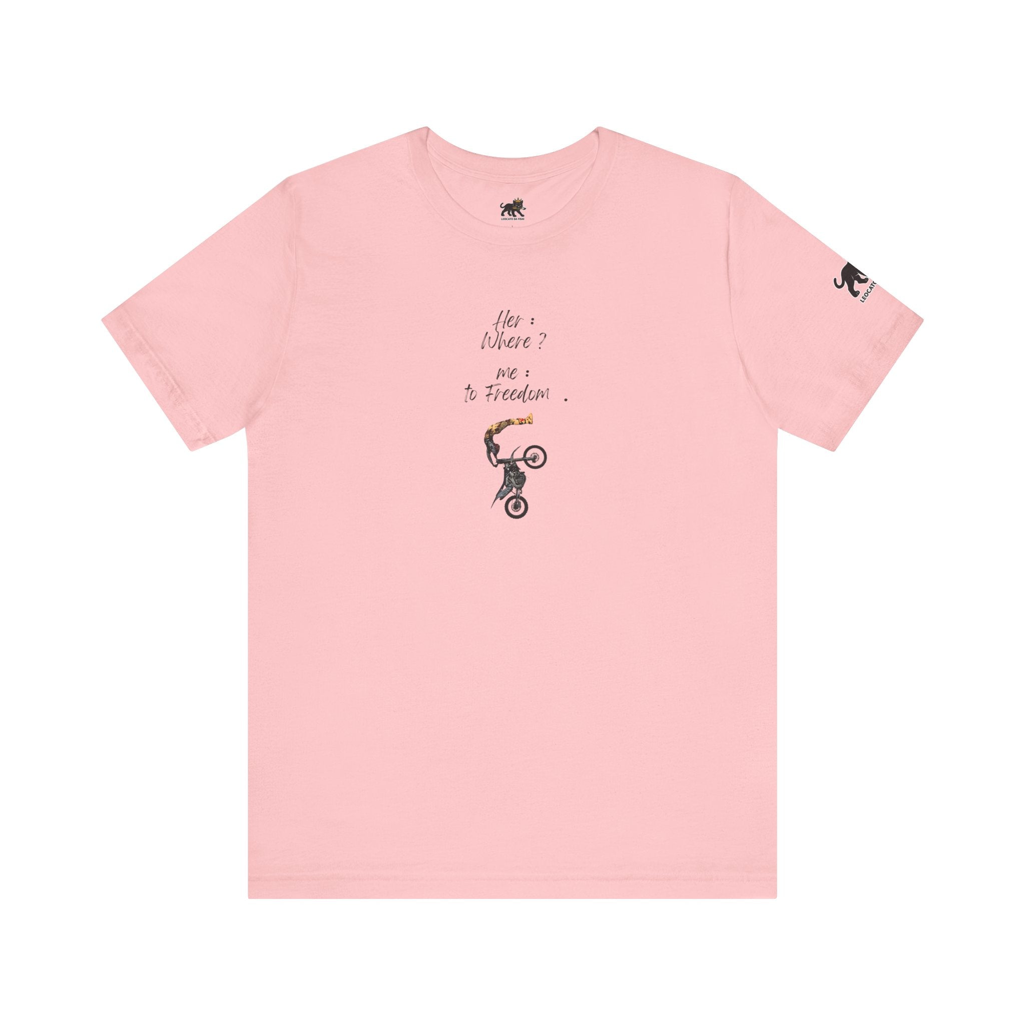 her where ? me to freedom Graphic Tee, Casual Summer Shirt, Marine Life T-Shirt, Gift for Sea Lovers,  high quality