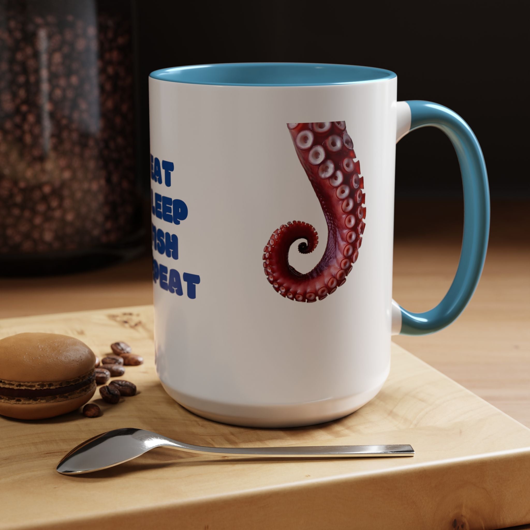 fishing time 6 Coffee Mug (11, 15oz)