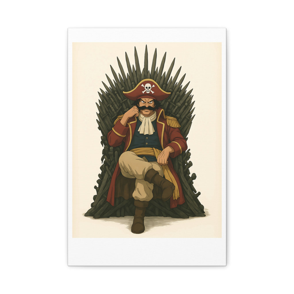 king of the thrones Wall Art, Matte Canvas Print, Home Decor, Sports Gift, Athletic Wall Decor, Gym Decoration