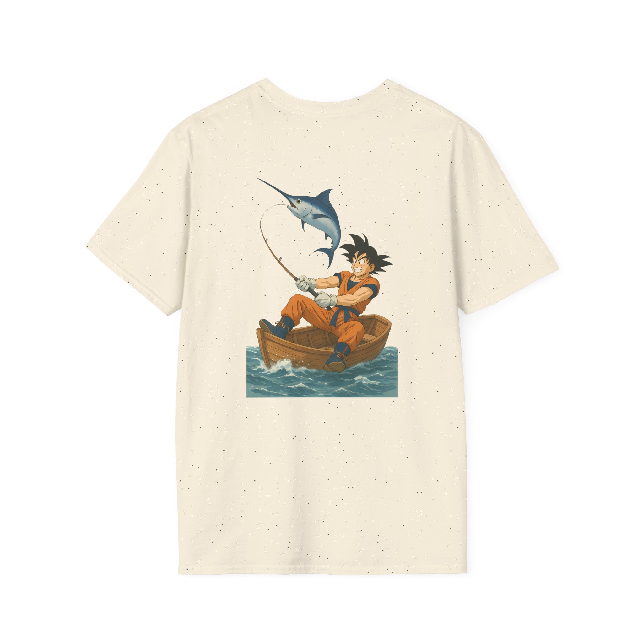 Fishing goku Unisex T-Shirt, Casual Wear, Gift for Fishermen, Outdoor Adventure Shirt, Summer Apparel, Fishing Enthusiast Tee