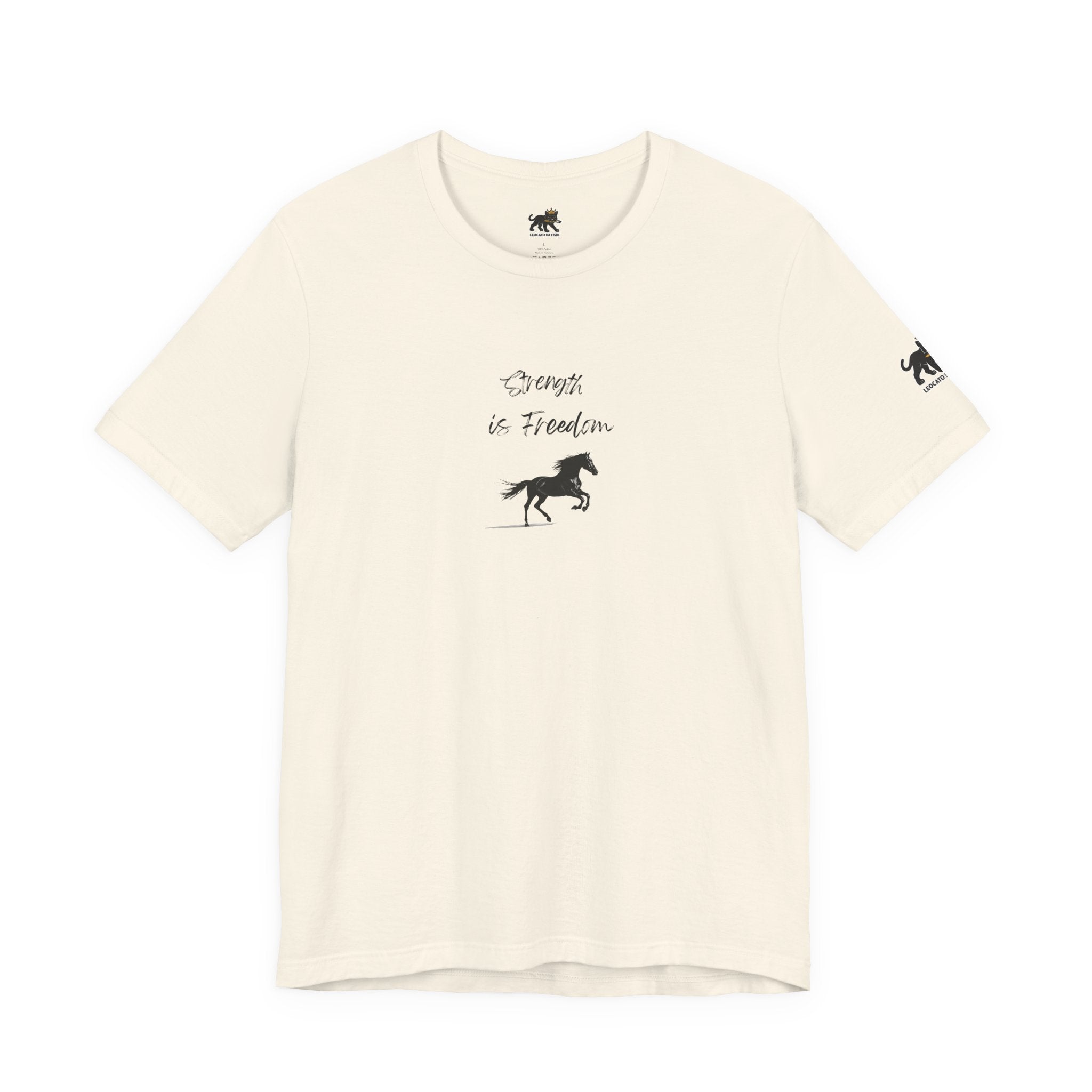strength is freedom Graphic Tee, Casual Summer Shirt, Marine Life T-Shirt, Gift for Sea Lovers,  high quality
