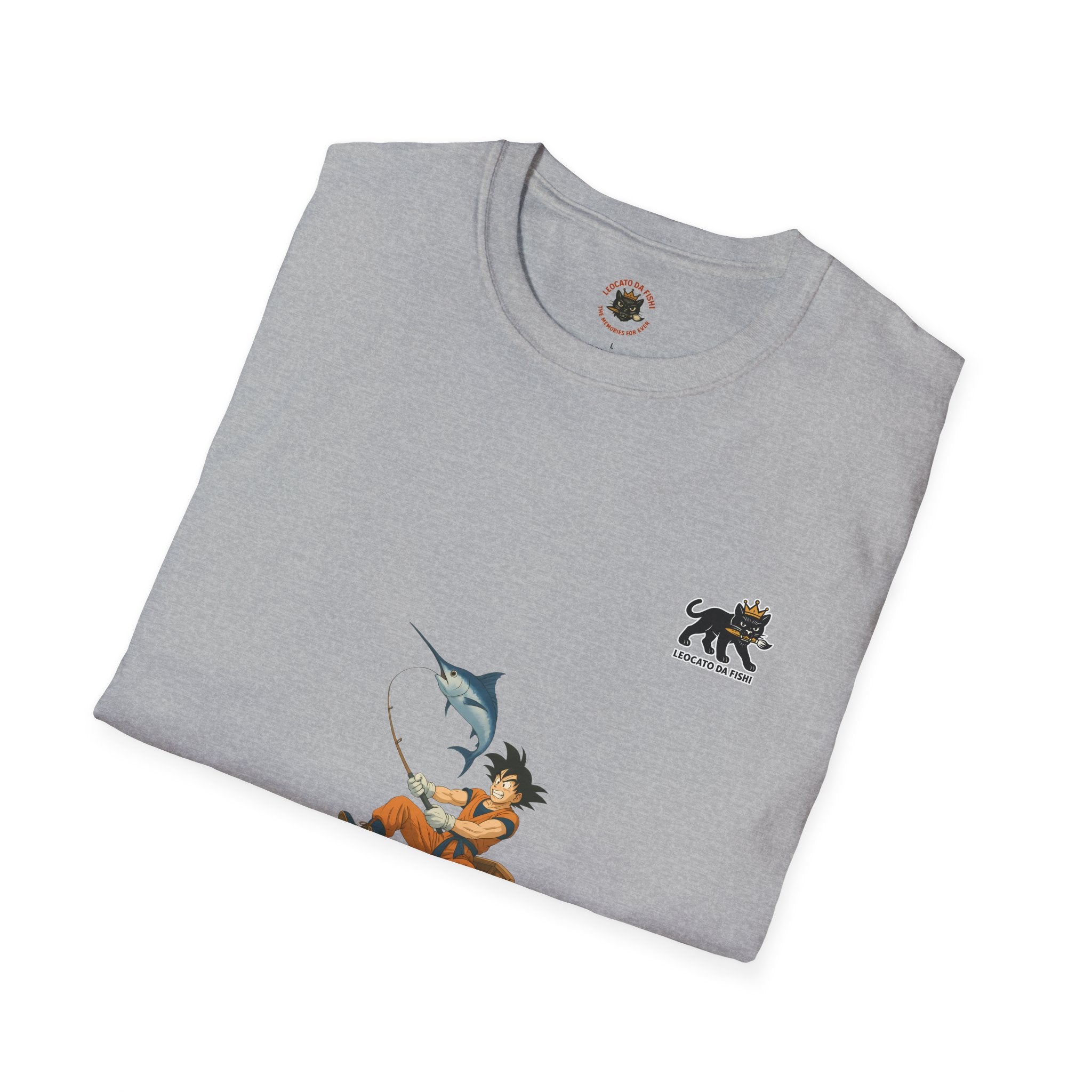 Fishing goku Unisex T-Shirt, Casual Wear, Gift for Fishermen, Outdoor Adventure Shirt, Summer Apparel, Fishing Enthusiast Tee