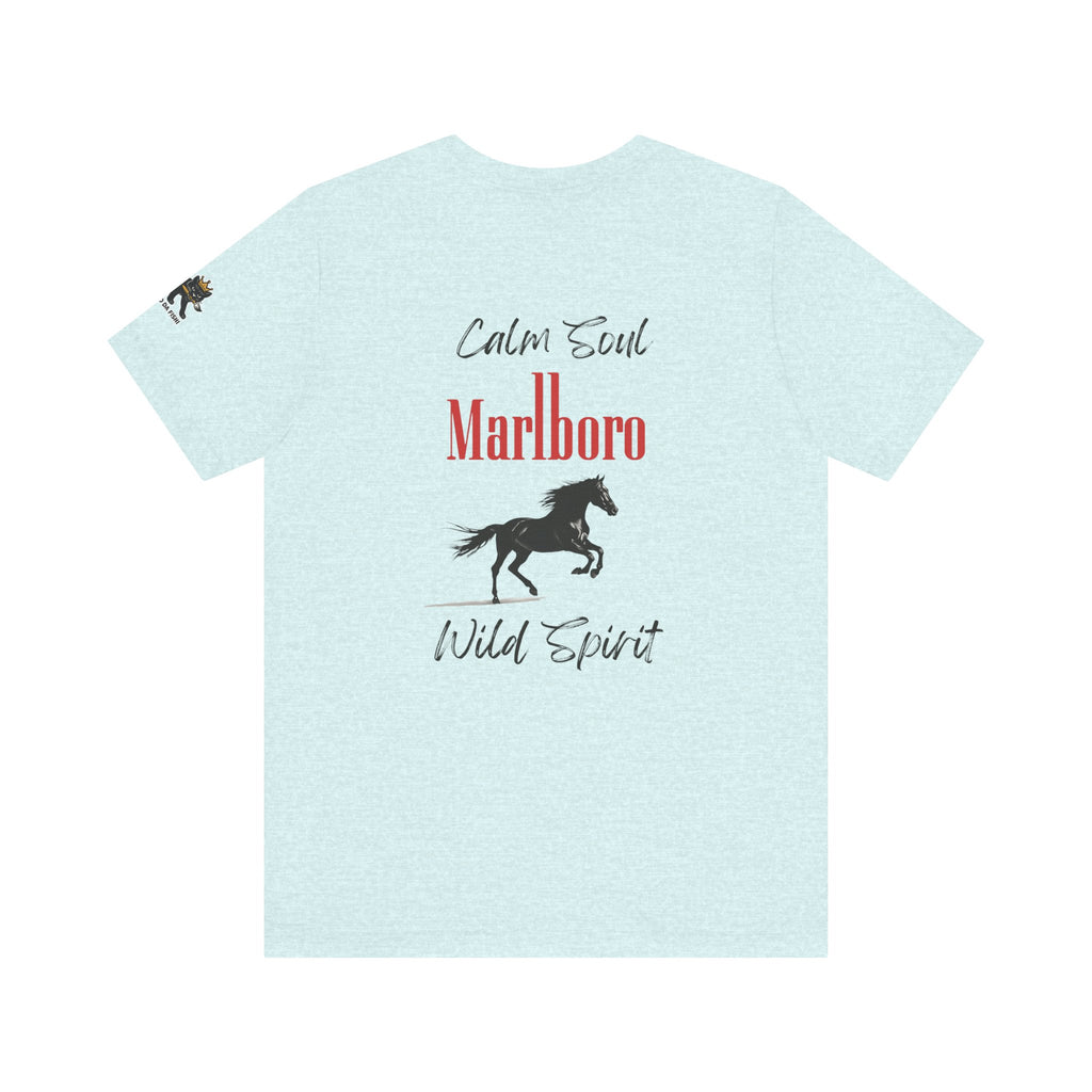 calm soul wild spirit Graphic Tee, Casual Summer Shirt, Marine Life T-Shirt, Gift for Sea Lovers,  high quality