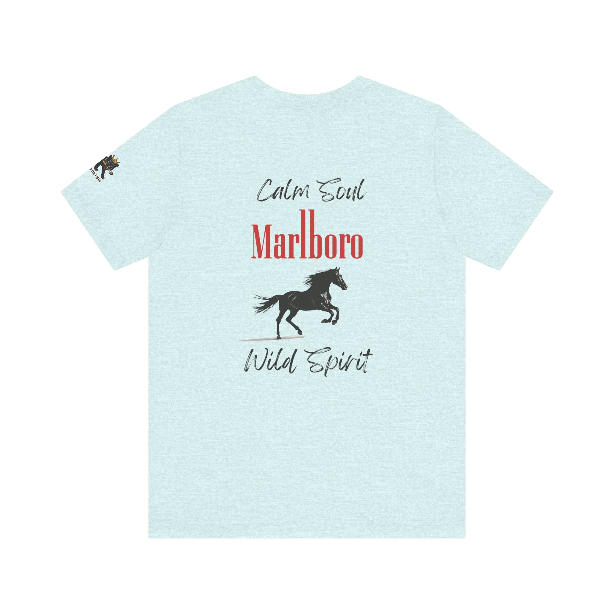 calm soul wild spirit Graphic Tee, Casual Summer Shirt, Marine Life T-Shirt, Gift for Sea Lovers,  high quality