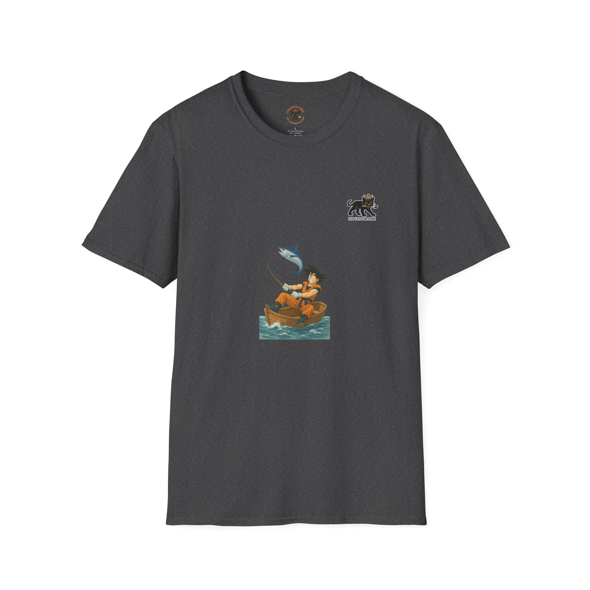 Fishing goku Unisex T-Shirt, Casual Wear, Gift for Fishermen, Outdoor Adventure Shirt, Summer Apparel, Fishing Enthusiast Tee