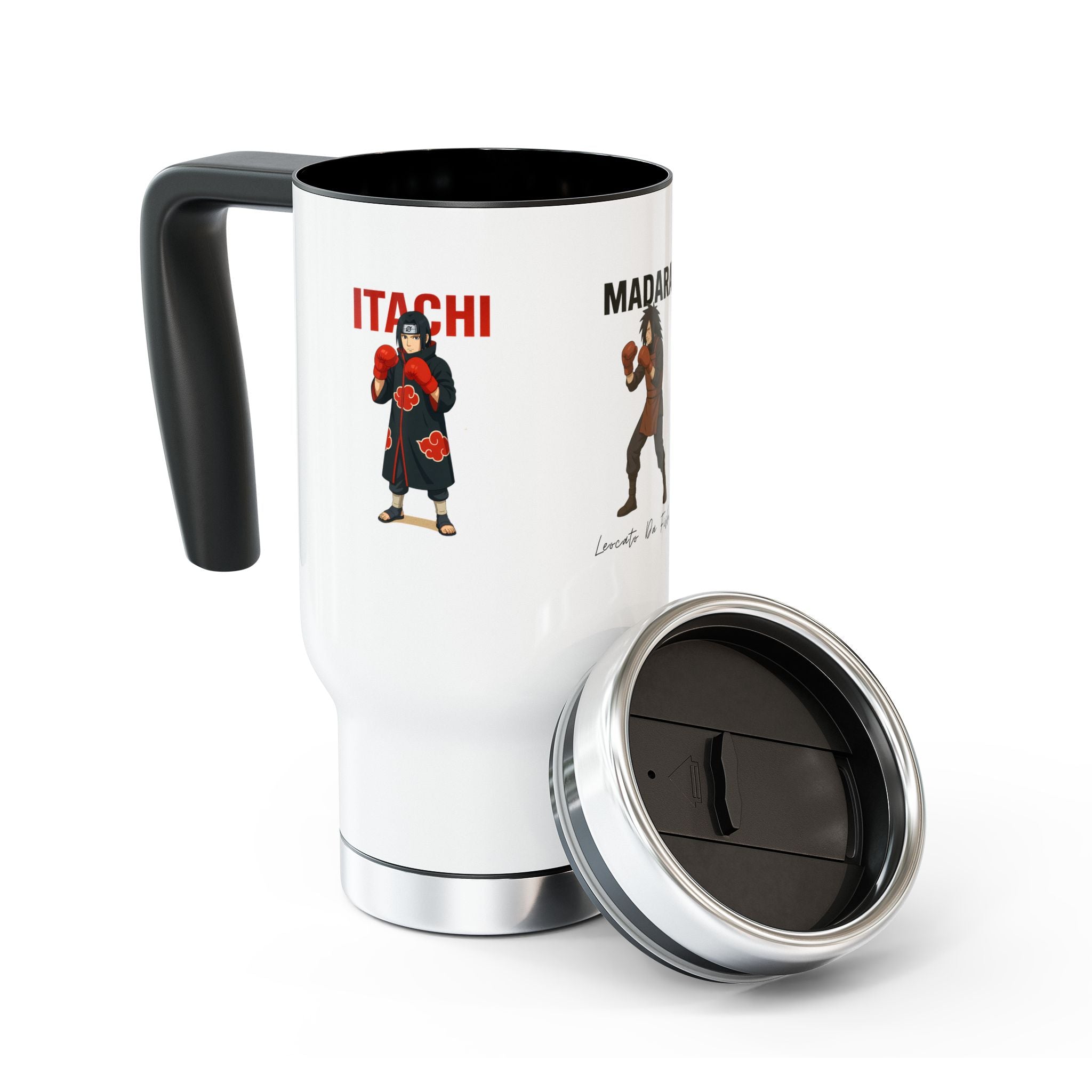 akatsuki Characters Travel Mug, Madara, Itachi, Stainless Steel Mug, Gifts for Anime Fans, Coffee Lovers, Travel Accessories