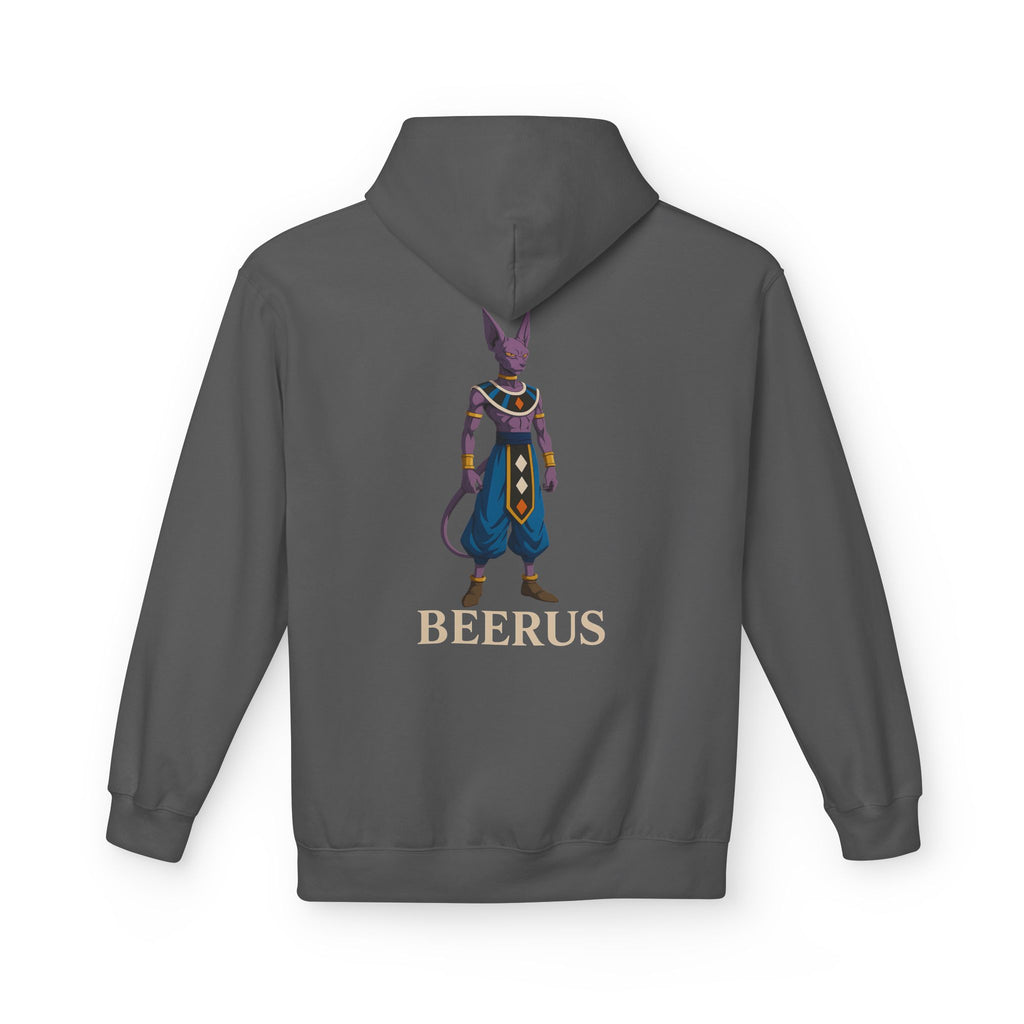 Stylish beerus Hoodie, Soft Unisex Fleece Sweatshirt, Trendy Anime Apparel, Cosplay Gift for Fans, Comfortable Streetwear