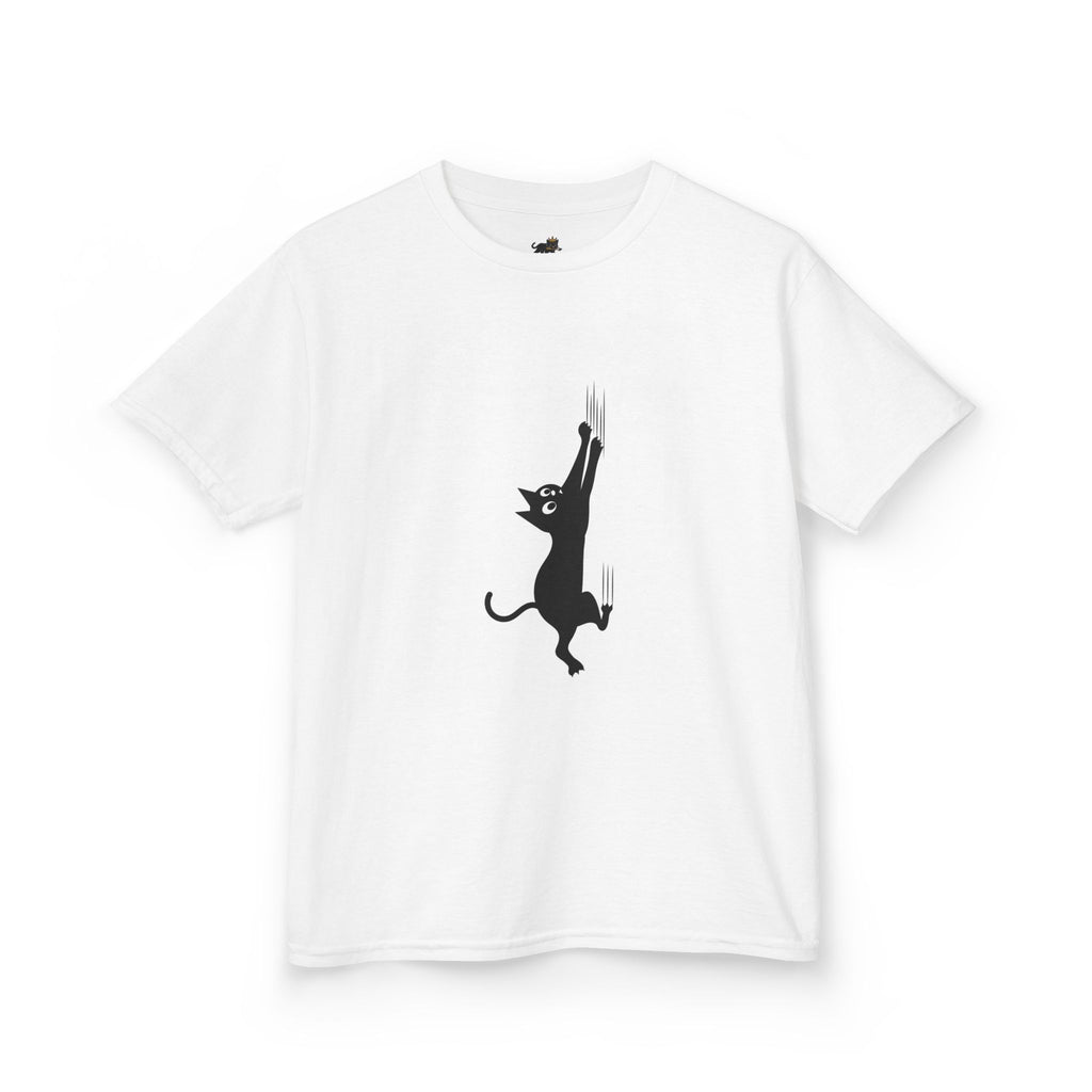 Playful Cat Kids Tee - Cute Cotton T-Shirt,