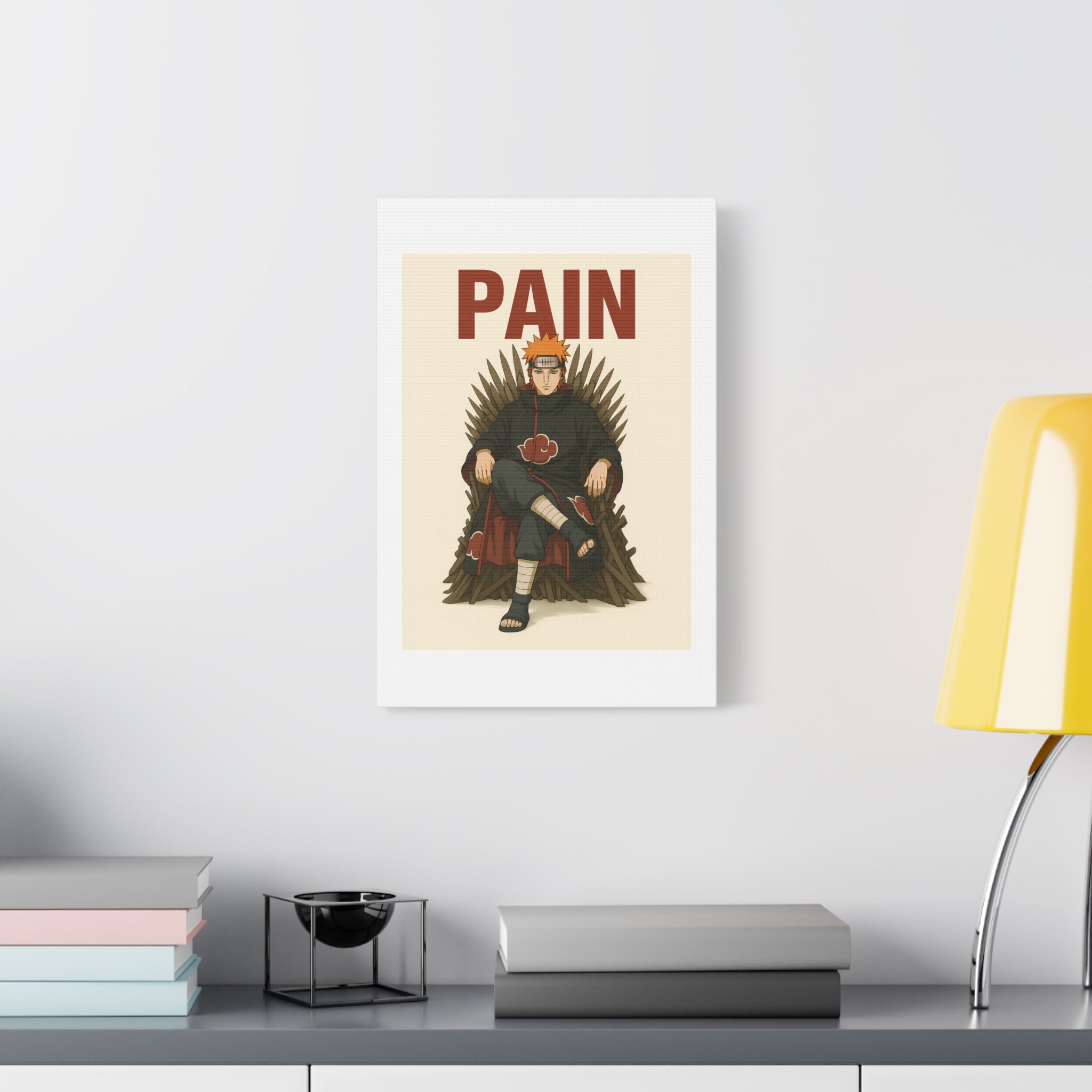 pain , thrones of the world  , Wall Art, Matte Canvas Print, Home Decor, Sports Gift, Athletic Wall Decor, Gym Decoration