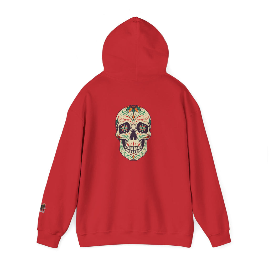 skull Hooded Sweatshirt, Unisex Casual Hoodie, Perfect Gift for Friends, Inspiring Apparel, Comfortable Daily Wear