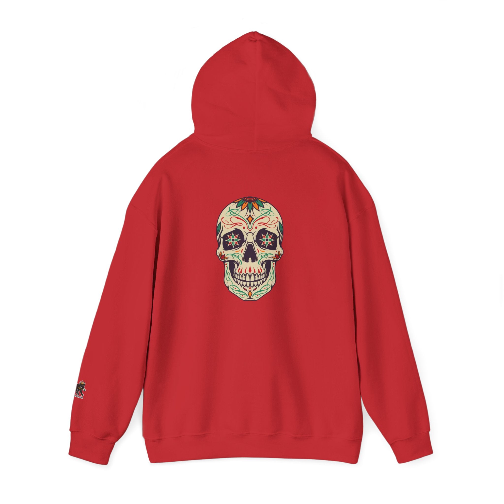 skull Hooded Sweatshirt, Unisex Casual Hoodie, Perfect Gift for Friends, Inspiring Apparel, Comfortable Daily Wear