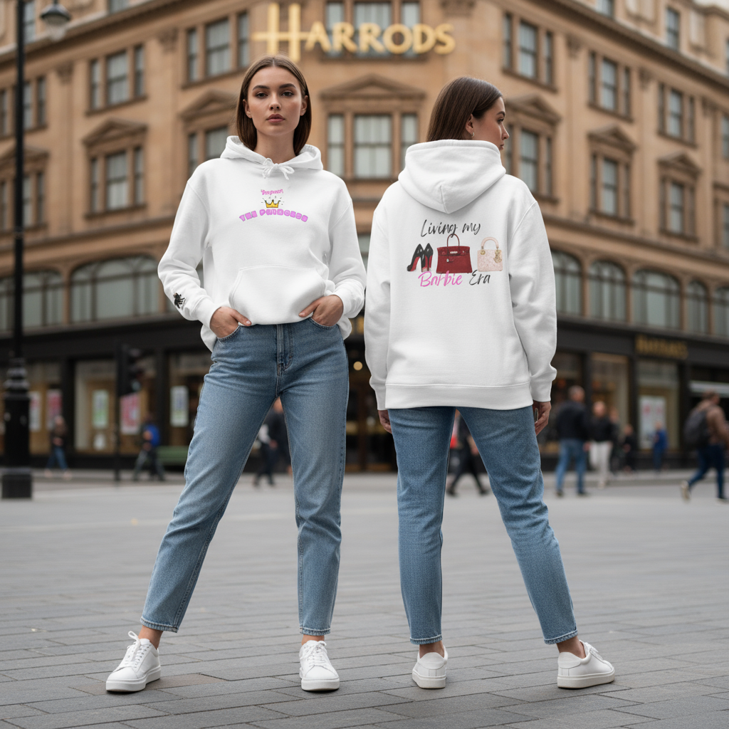 living my barbie era Hooded Sweatshirt,