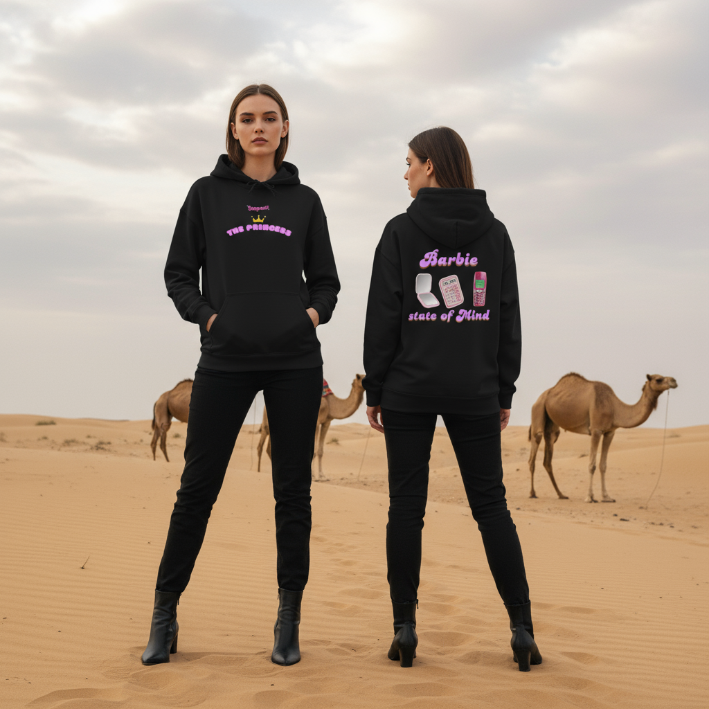 Barbie state of Mind  Hooded Sweatshirt