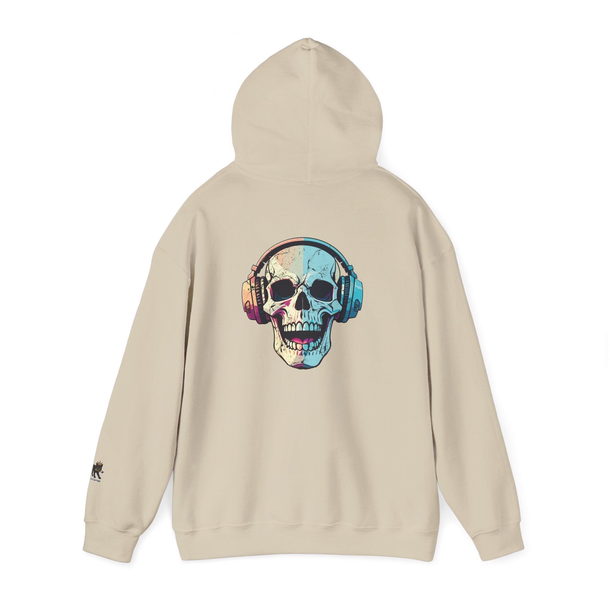 skull music Hooded Sweatshirt