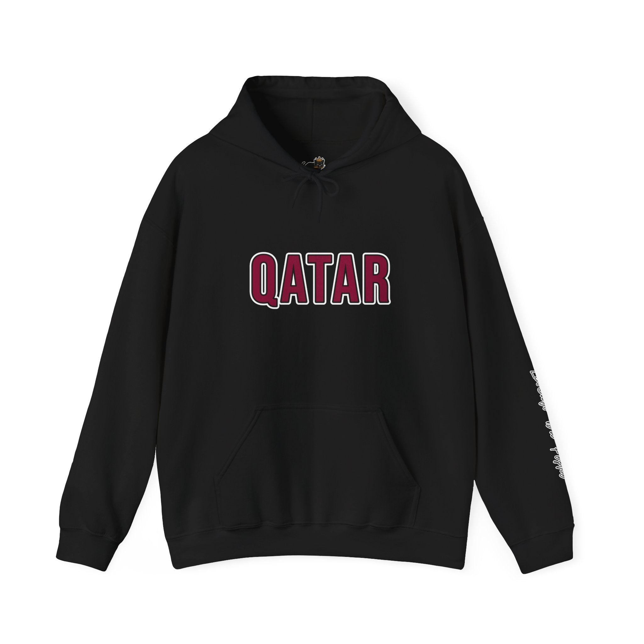 Qatar flag hoodie ,