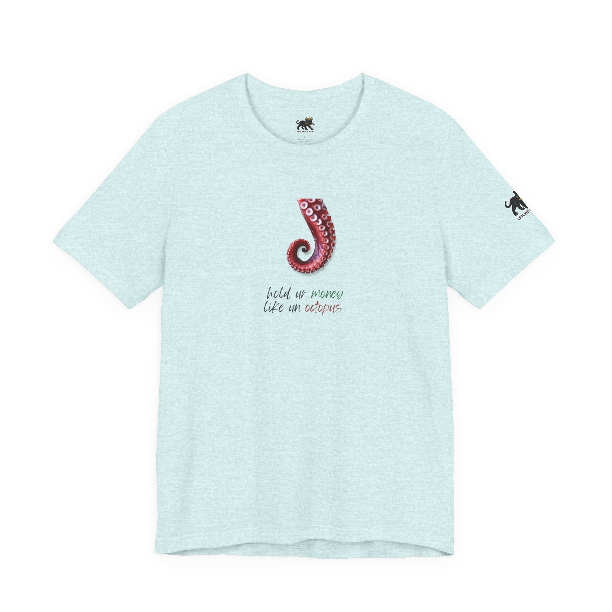 hold ur money like an octopus  Graphic Tee, Casual Summer Shirt, Marine Life T-Shirt, Gift for Sea Lovers,  high quality