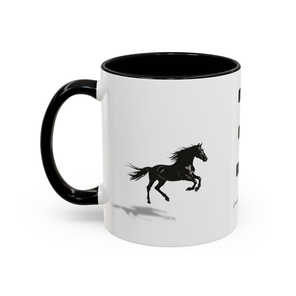 horse rise run  Coffee Mug (11, 15oz)