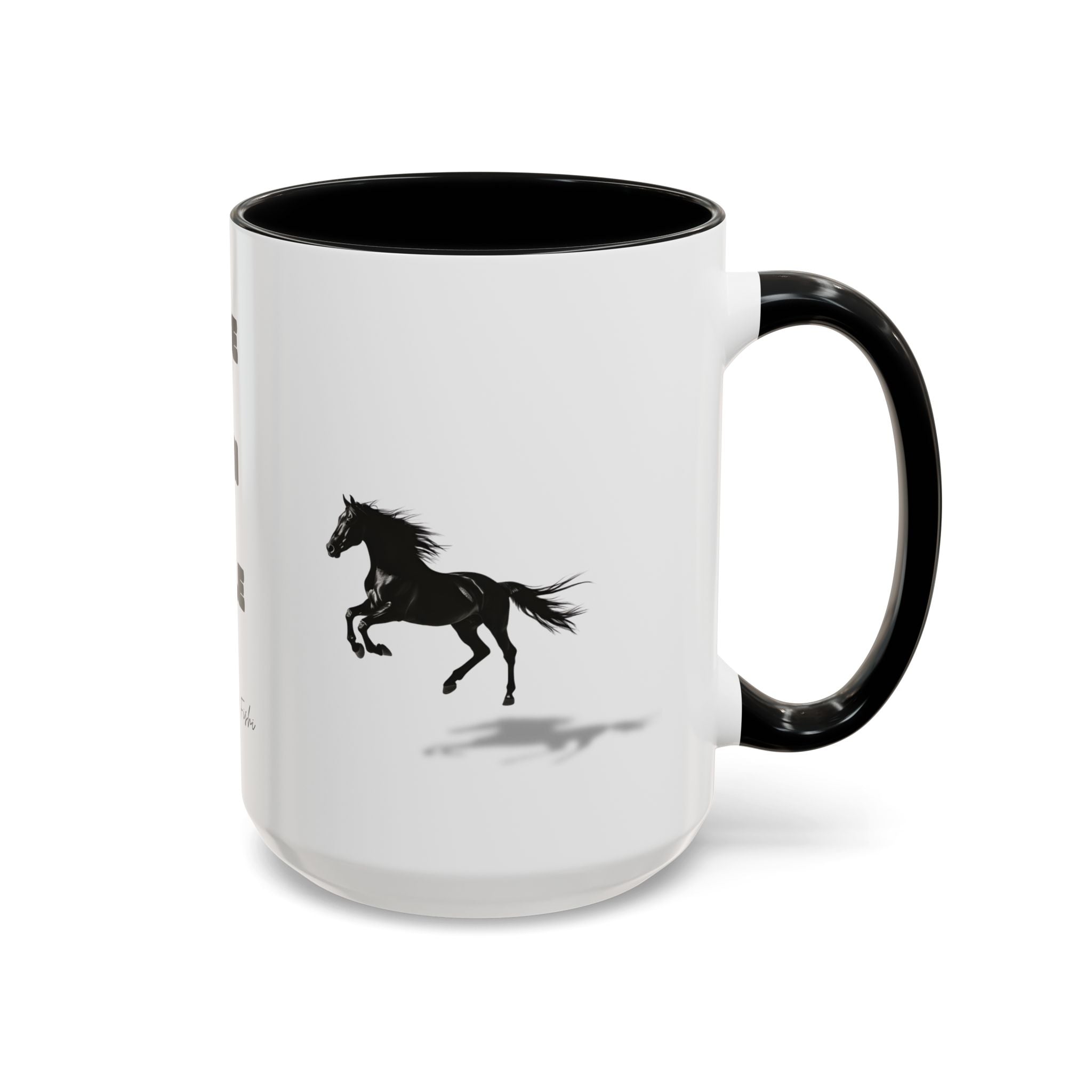 horse rise run  Coffee Mug (11, 15oz)