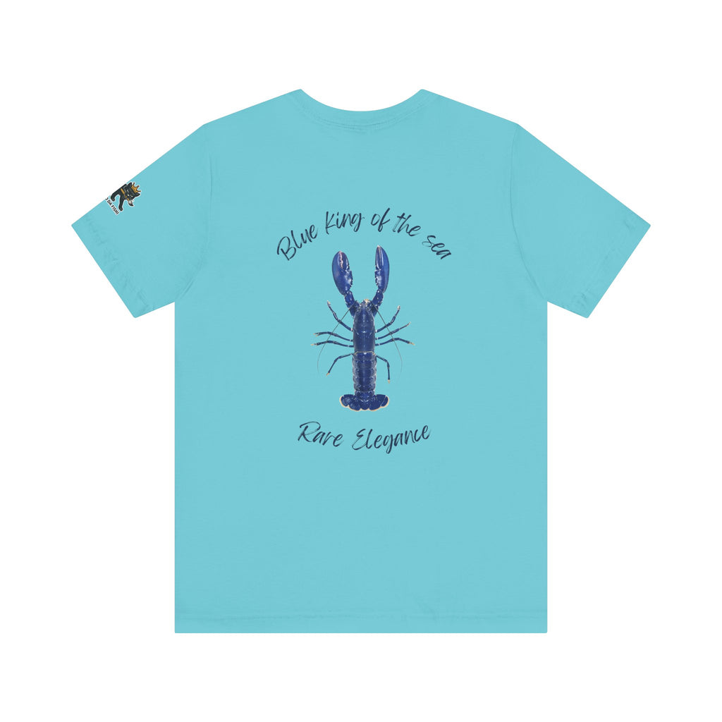 blue king of sea Lobster Graphic Tee, Casual Summer Shirt, Marine Life T-Shirt, Gift for Sea Lovers,  high quality