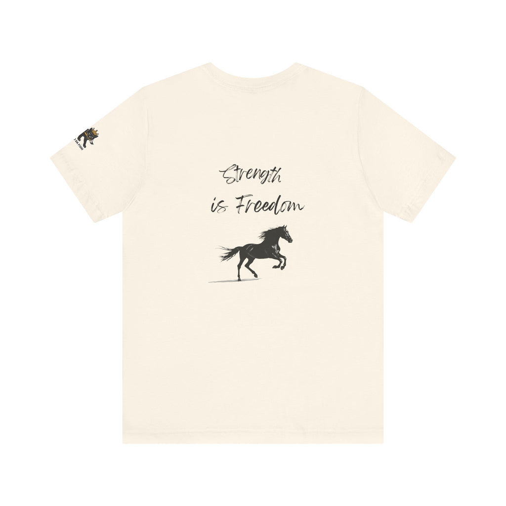 strength is freedom Graphic Tee, Casual Summer Shirt, Marine Life T-Shirt, Gift for Sea Lovers,  high quality