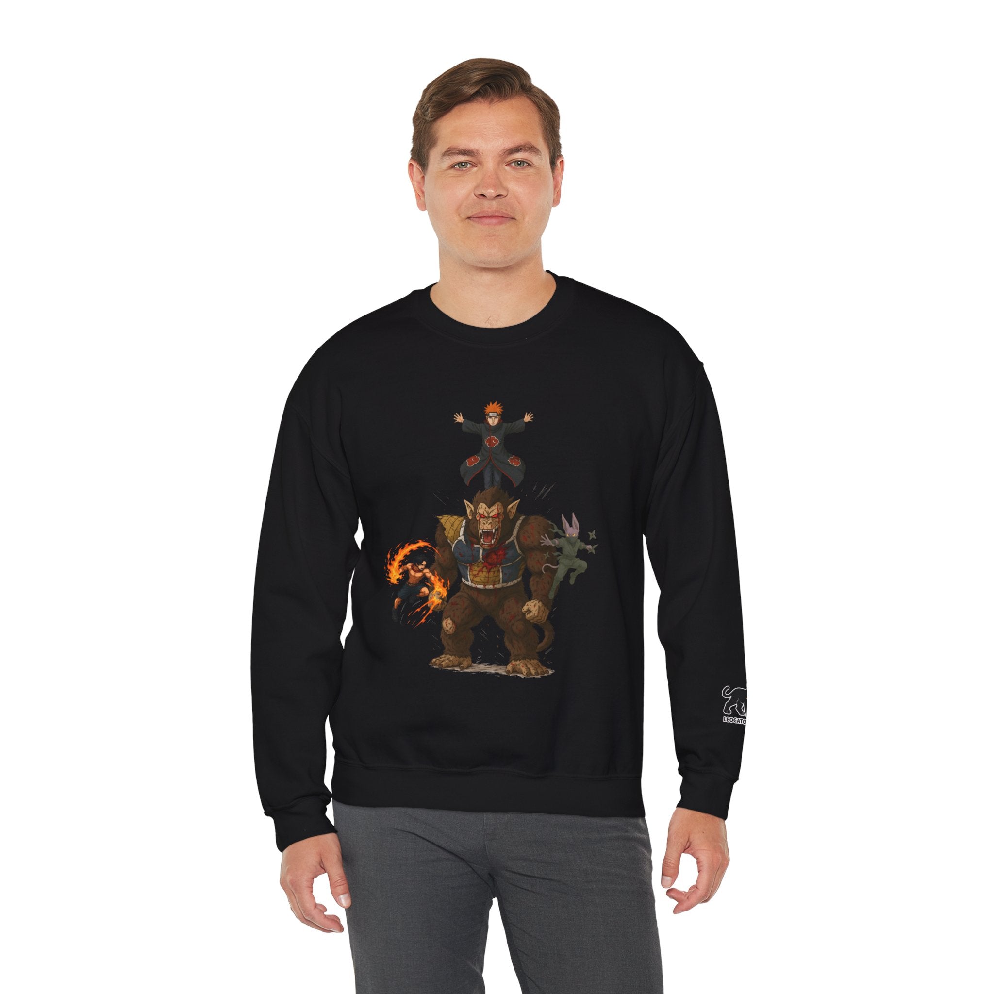 fight pain , nothing ends without pain Unisex Heavy Blend™ Crewneck Sweatshirt , high quality