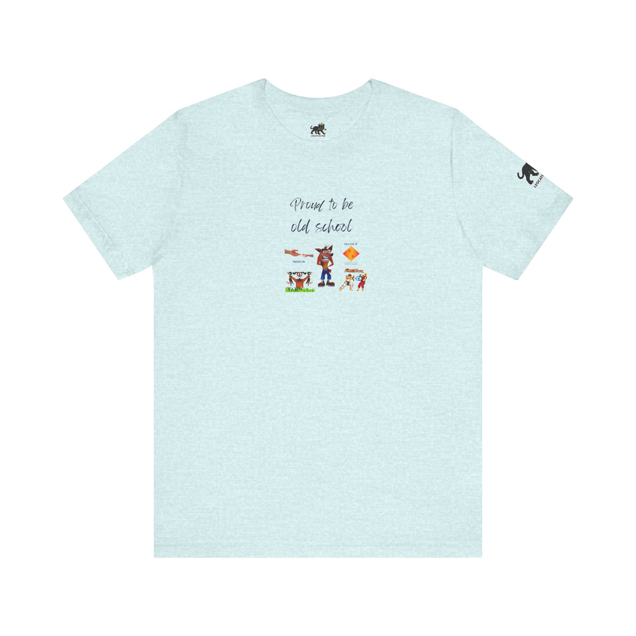 proud to be old school   Graphic Tee, Casual Summer Shirt, Marine Life T-Shirt, Gift for Sea Lovers,  high quality