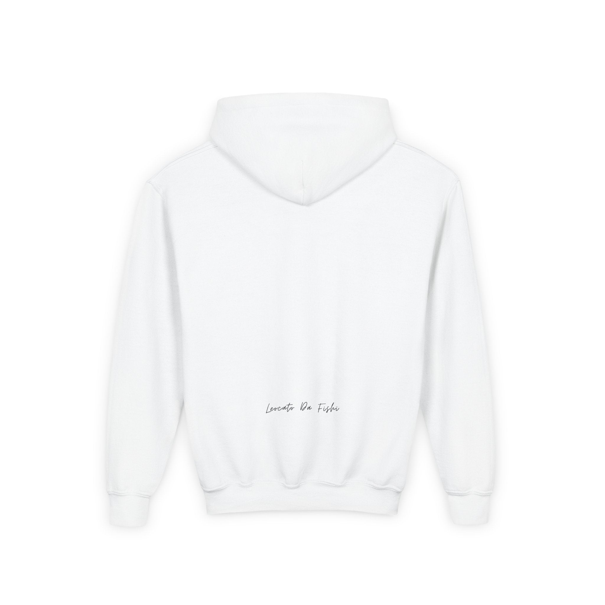 Youth Heavy Blend Hooded Sweatshirt with 'Leccato da Fish' Design - Cozy Gift for Teens, Memory Keepsake, Casual Wear, Birthday .