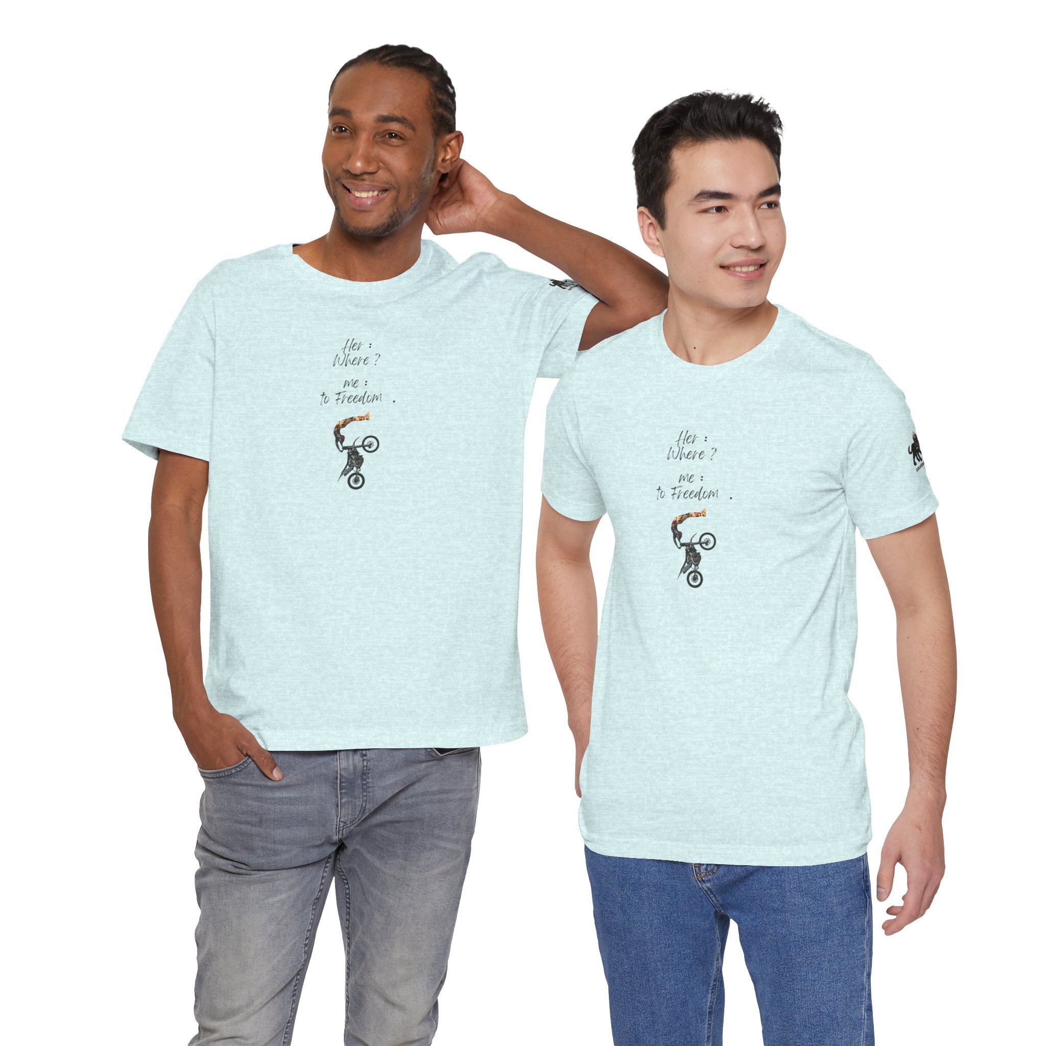 her where ? me to freedom Graphic Tee, Casual Summer Shirt, Marine Life T-Shirt, Gift for Sea Lovers,  high quality