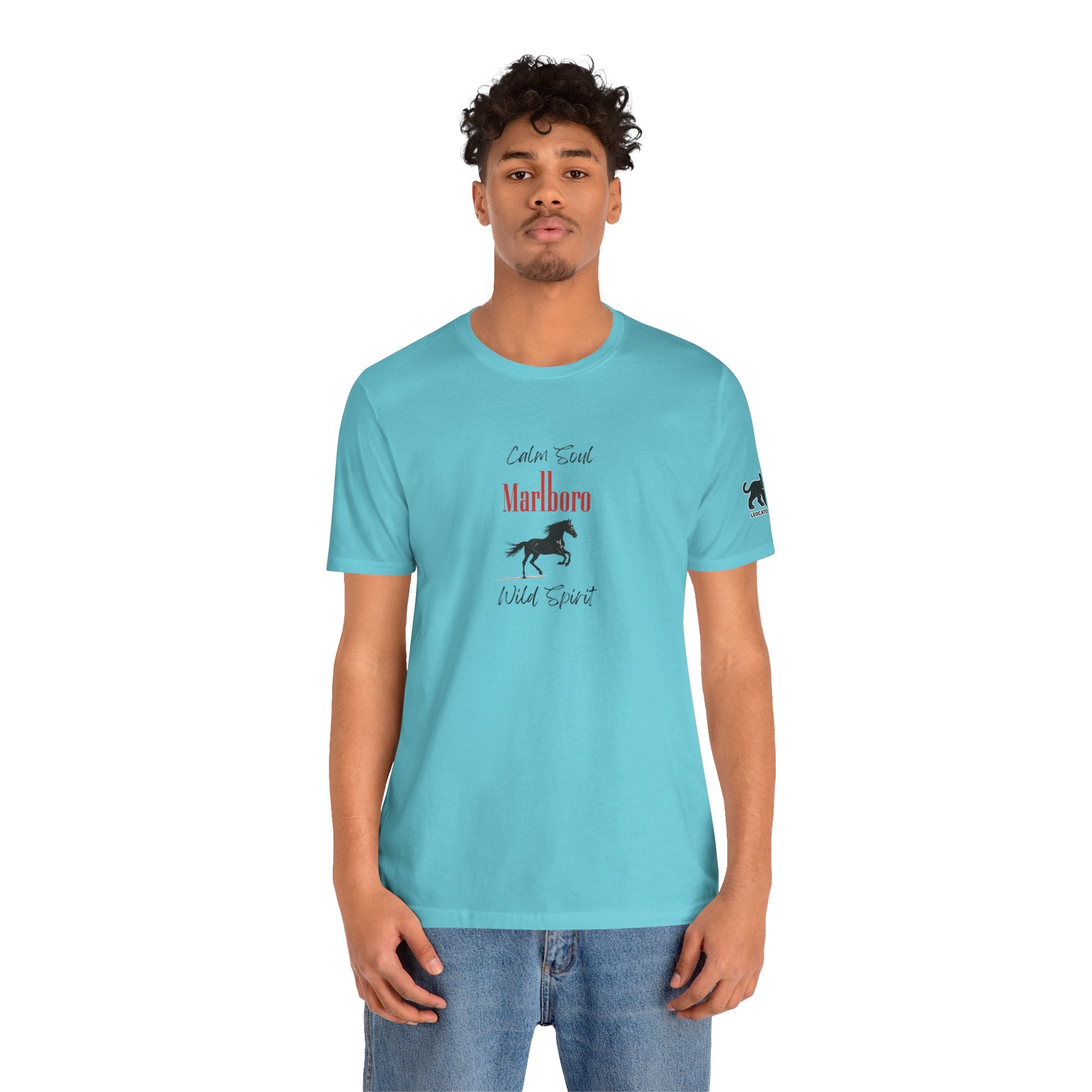 calm soul wild spirit Graphic Tee, Casual Summer Shirt, Marine Life T-Shirt, Gift for Sea Lovers,  high quality