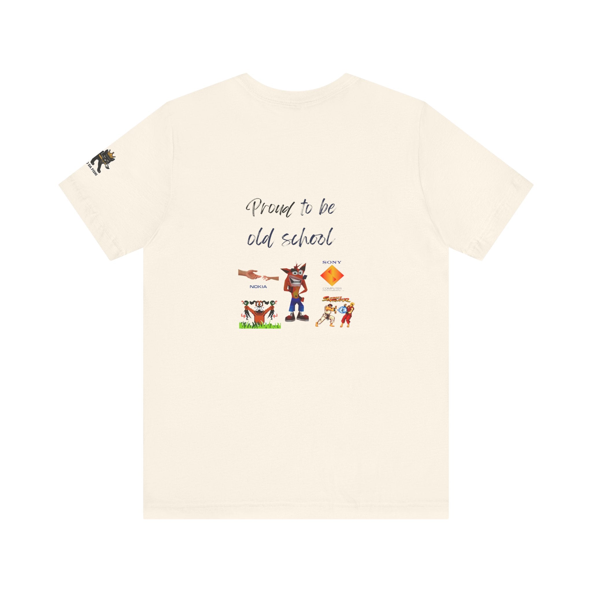 proud to be old school   Graphic Tee, Casual Summer Shirt, Marine Life T-Shirt, Gift for Sea Lovers,  high quality