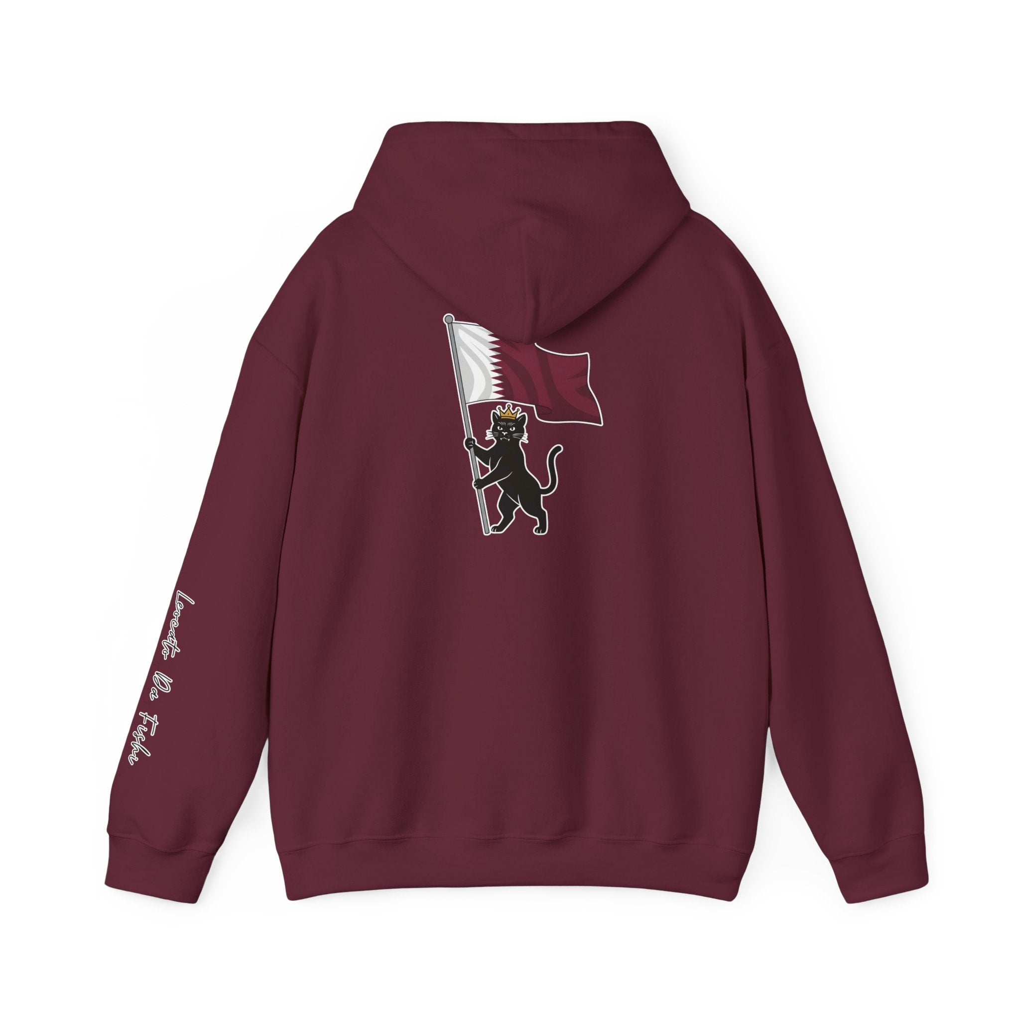 Qatar flag hoodie ,
