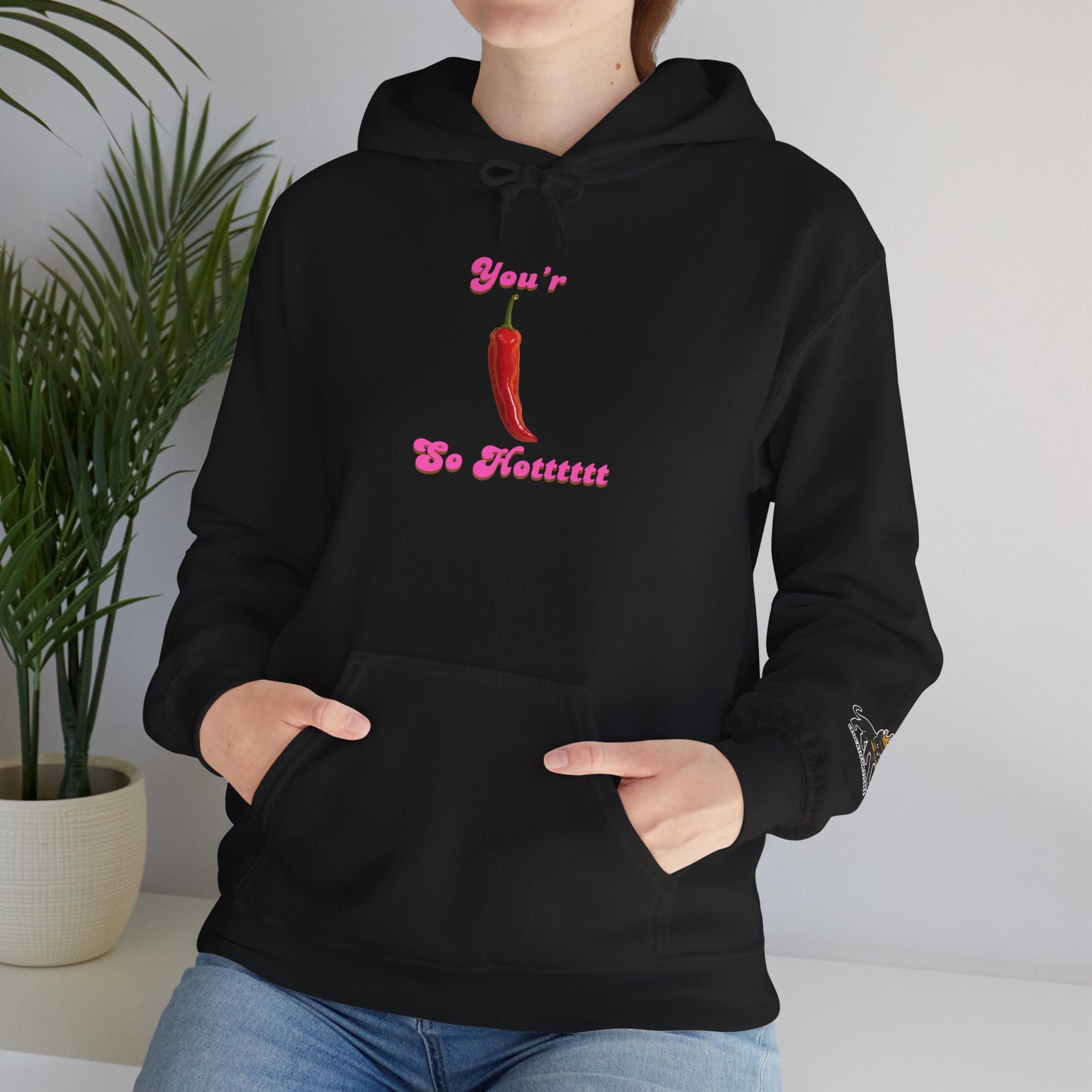 your so hot Hoodie, Fun Gift for Friends, Trendy Unisex Sweatshirt, Cute Casual Wear, Birthday Party Attire, Streetwear Fashion