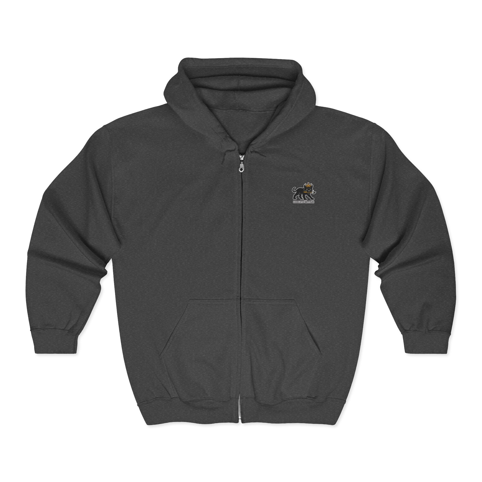 pain : no pain on gain Unisex Heavy Blend™ Full Zip Hooded Sweatshirt