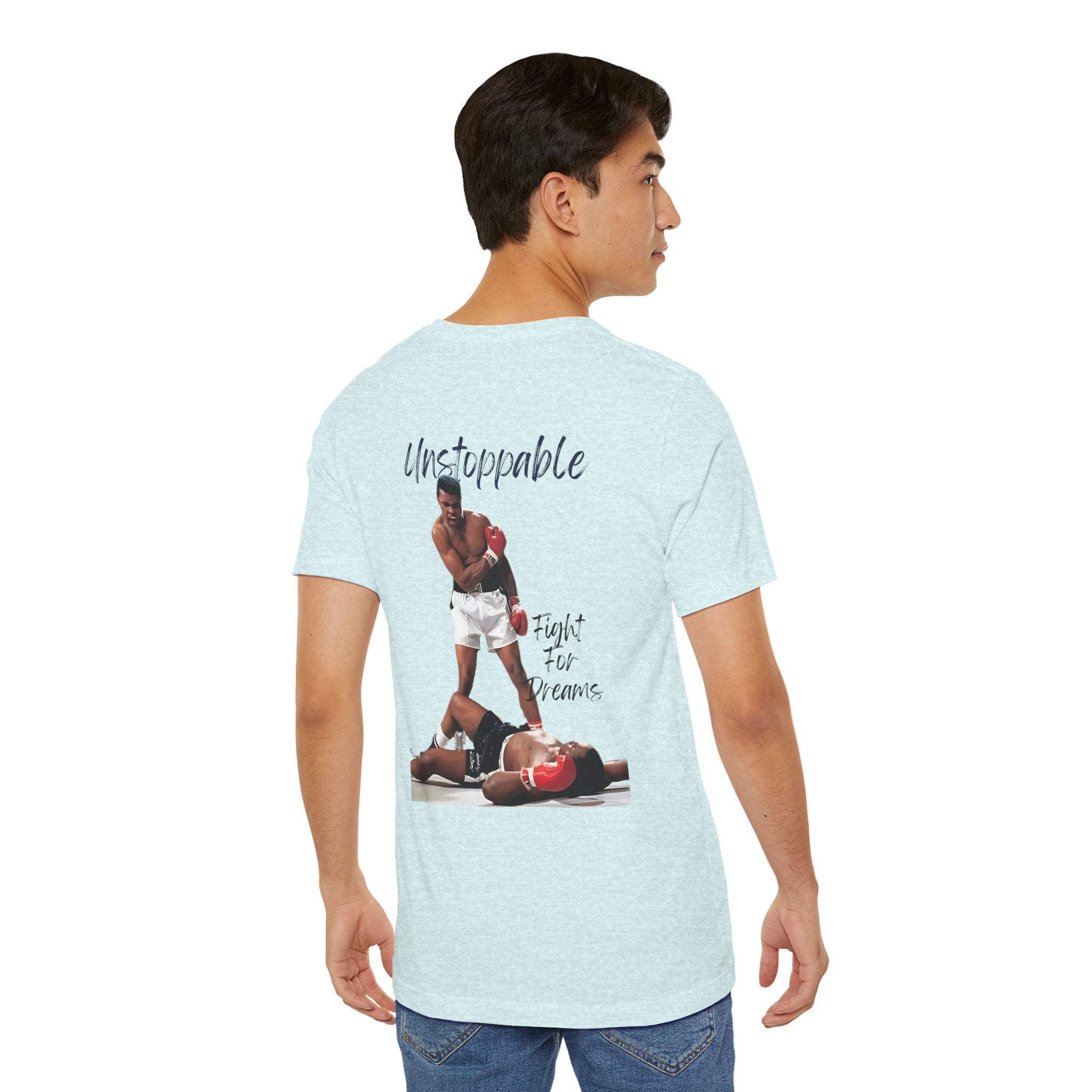fight for dreams mohamed ali boxer Graphic Tee, Casual Summer Shirt, Marine Life T-Shirt, Gift for Sea Lovers,  high quality