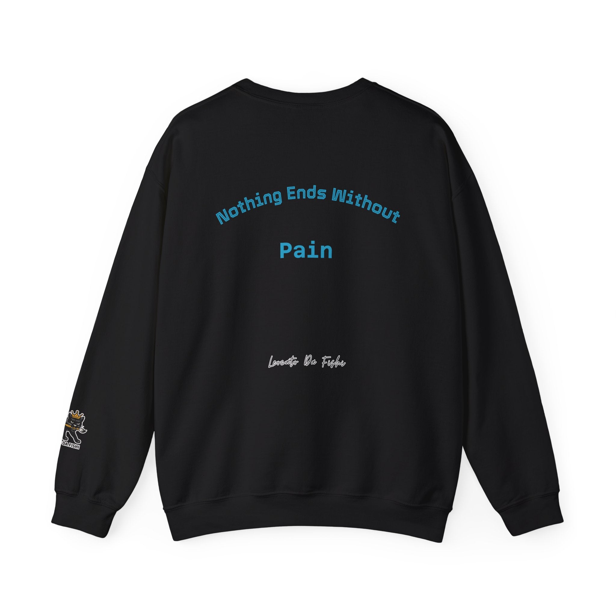 fight pain , nothing ends without pain Unisex Heavy Blend™ Crewneck Sweatshirt , high quality