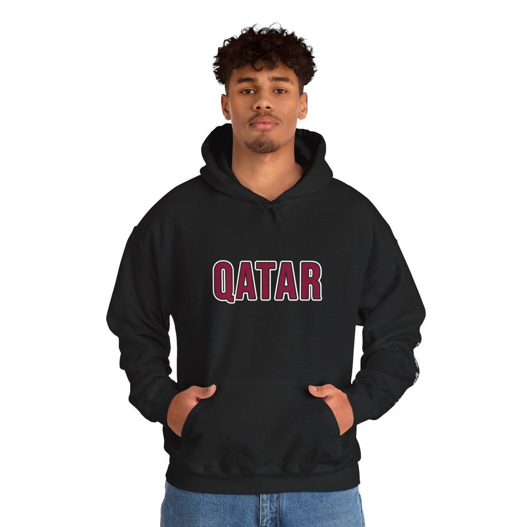 Qatar flag hoodie ,