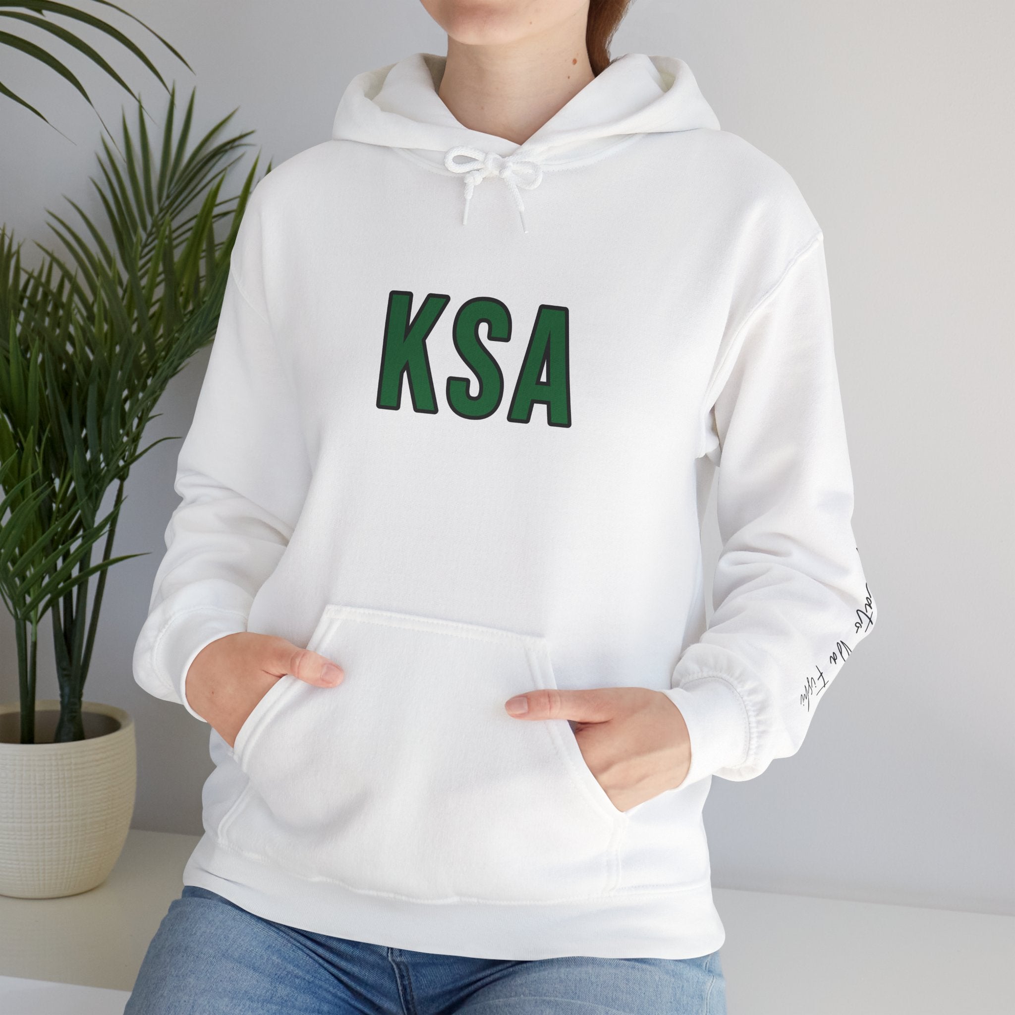 KSA flag hoodie ,
