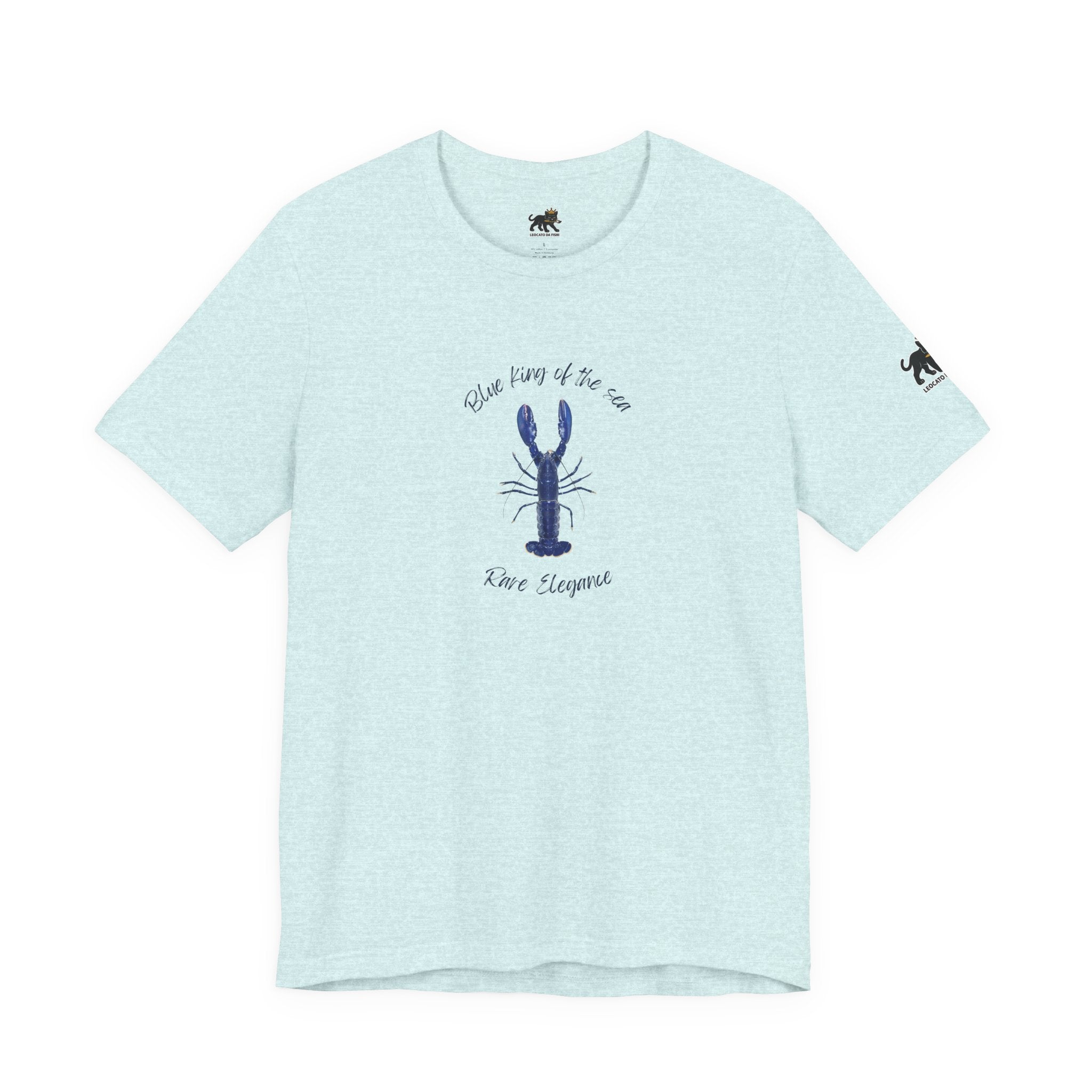 blue king of sea Lobster Graphic Tee, Casual Summer Shirt, Marine Life T-Shirt, Gift for Sea Lovers,  high quality