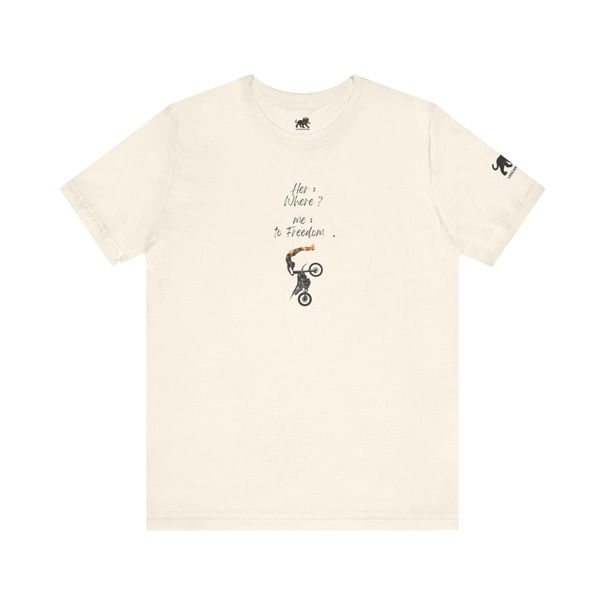 her where ? me to freedom Graphic Tee, Casual Summer Shirt, Marine Life T-Shirt, Gift for Sea Lovers,  high quality