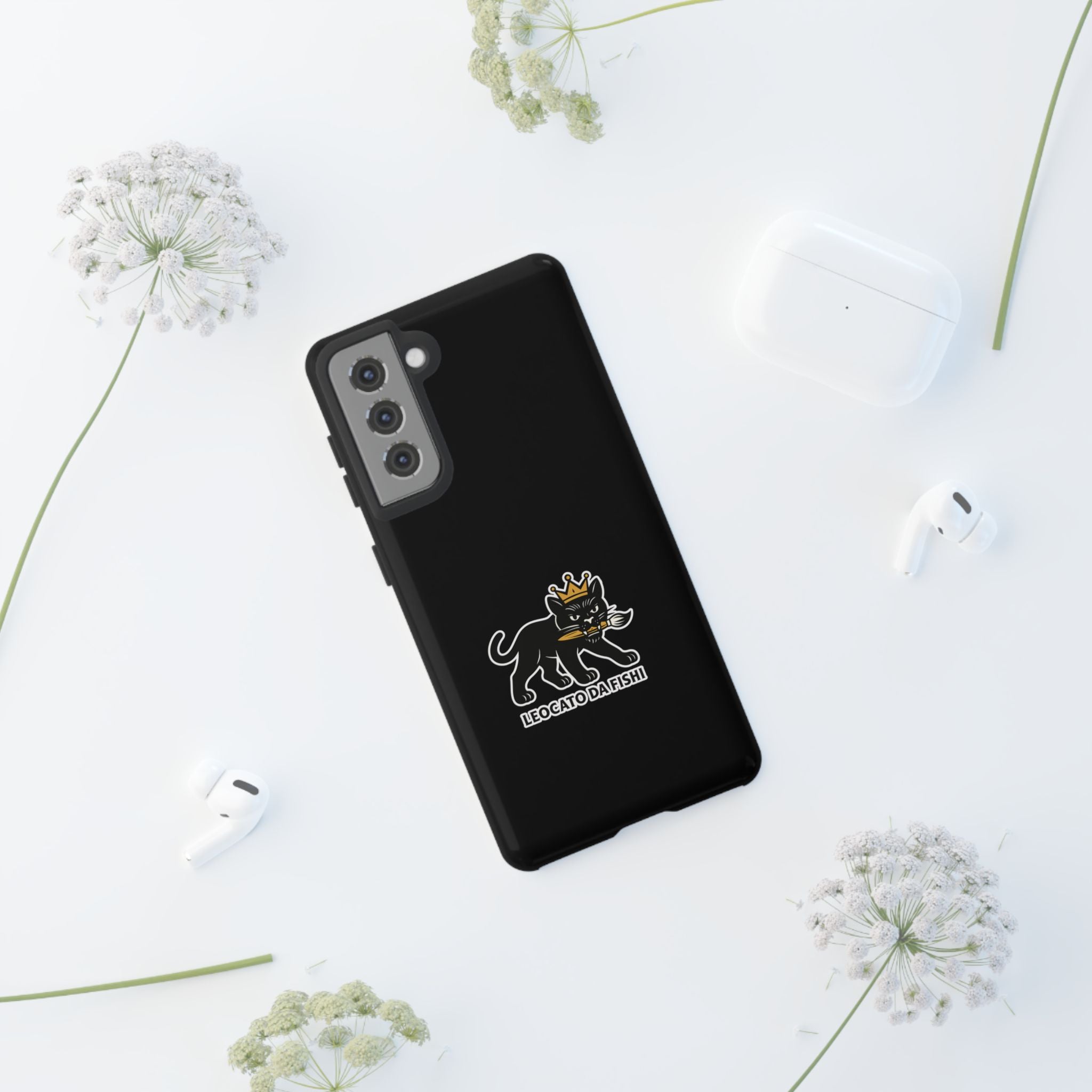 Tough Cases Phone Case, Unique Cat Design, Perfect for Animal Lovers, Gift for Birthdays, Fun Accessory for Everyday Use