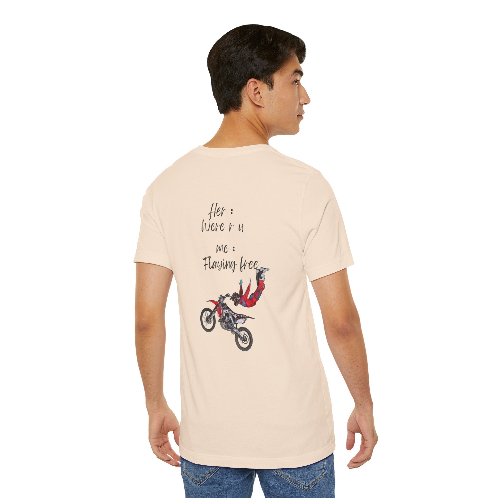 her where r u  ? me flaying free Graphic Tee, Casual Summer Shirt, Marine Life T-Shirt, Gift for Sea Lovers,  high quality