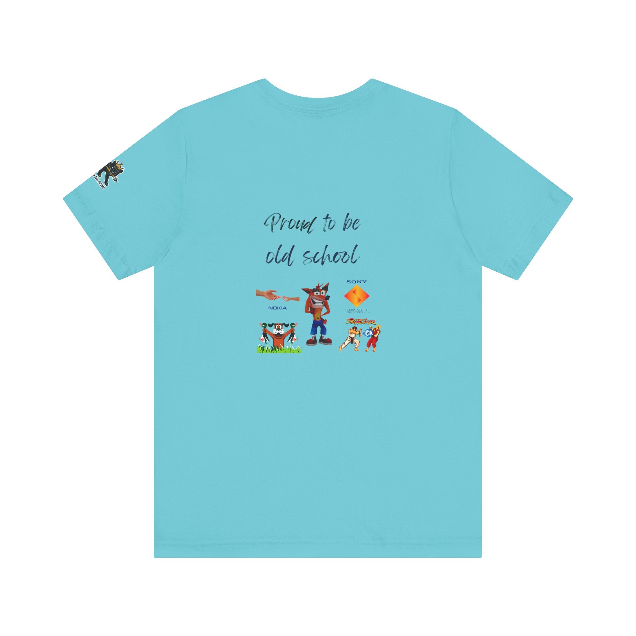proud to be old school   Graphic Tee, Casual Summer Shirt, Marine Life T-Shirt, Gift for Sea Lovers,  high quality
