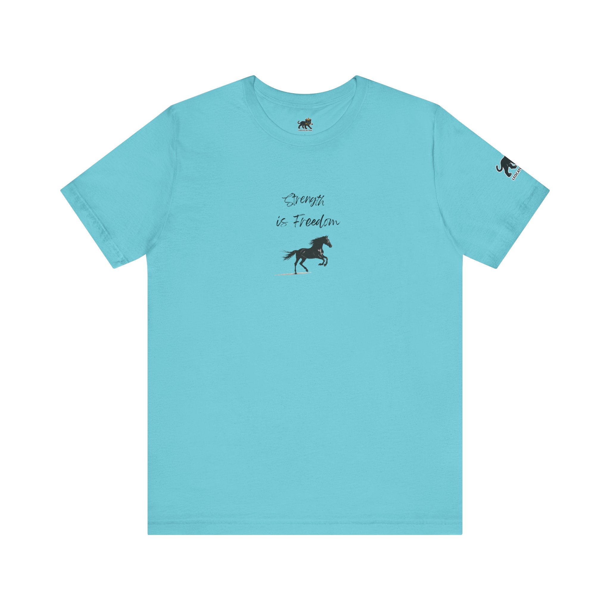 strength is freedom Graphic Tee, Casual Summer Shirt, Marine Life T-Shirt, Gift for Sea Lovers,  high quality