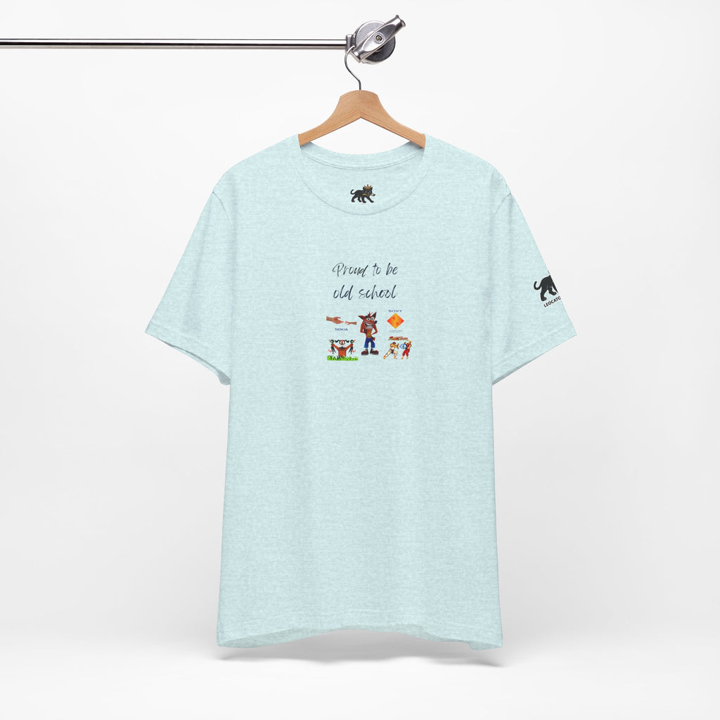 proud to be old school   Graphic Tee, Casual Summer Shirt, Marine Life T-Shirt, Gift for Sea Lovers,  high quality