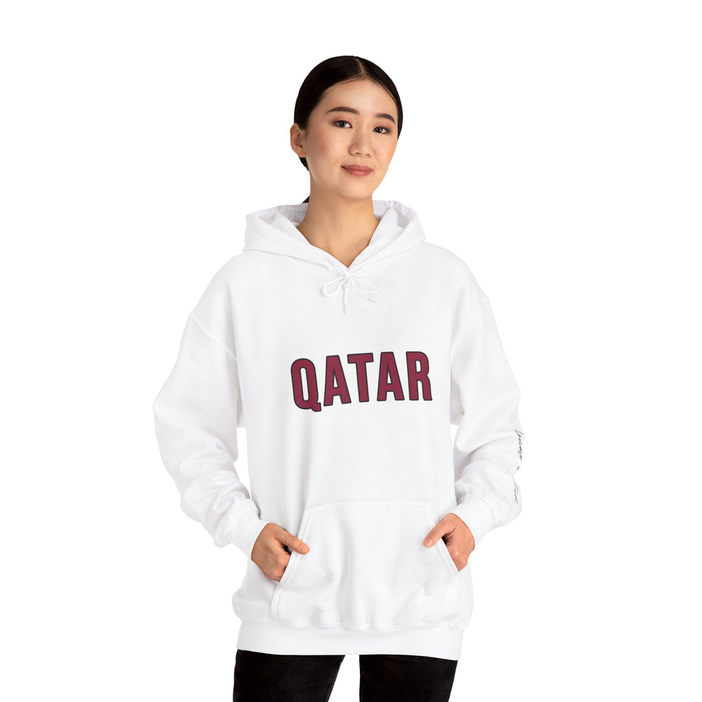 Qatar flag hoodie ,