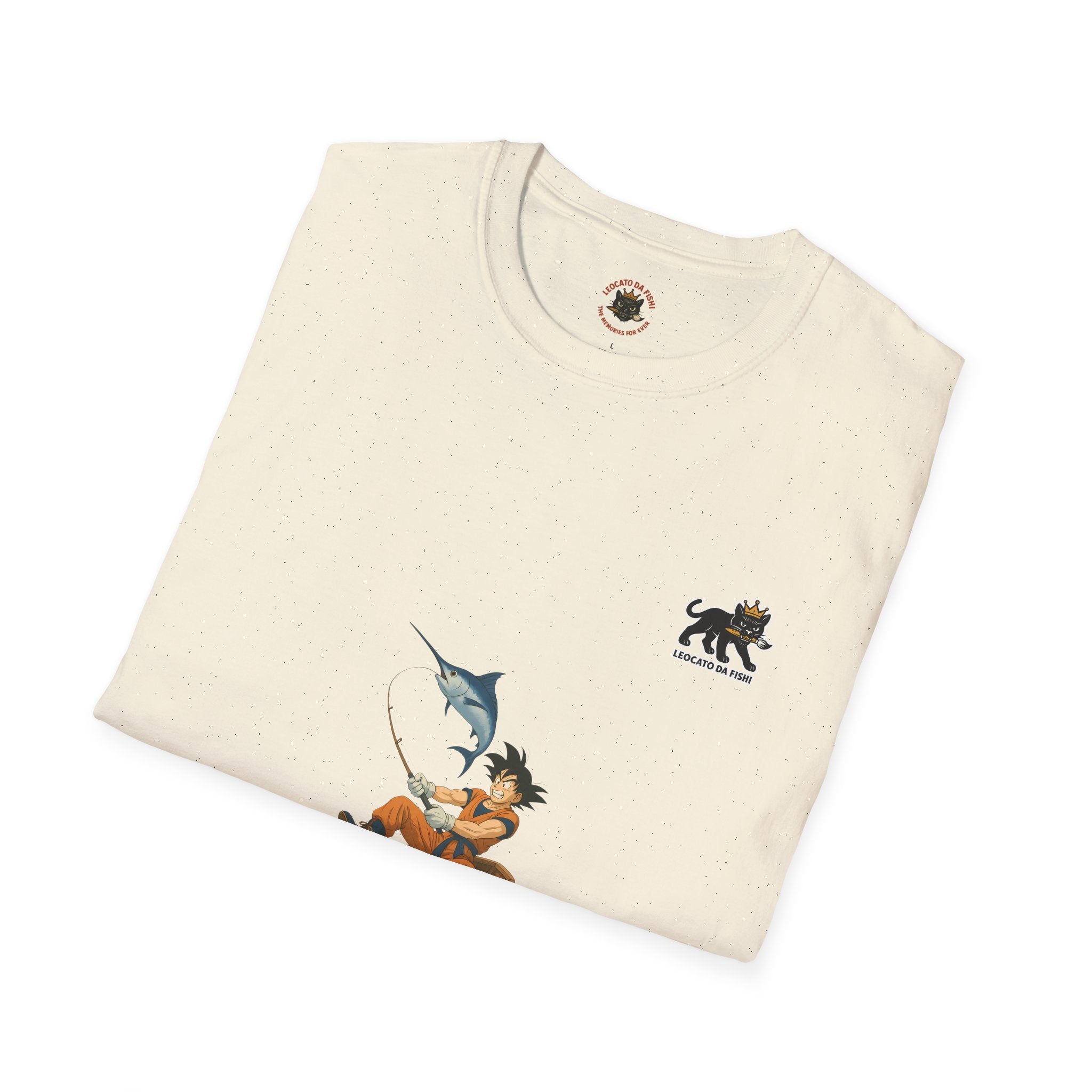 Fishing goku Unisex T-Shirt, Casual Wear, Gift for Fishermen, Outdoor Adventure Shirt, Summer Apparel, Fishing Enthusiast Tee