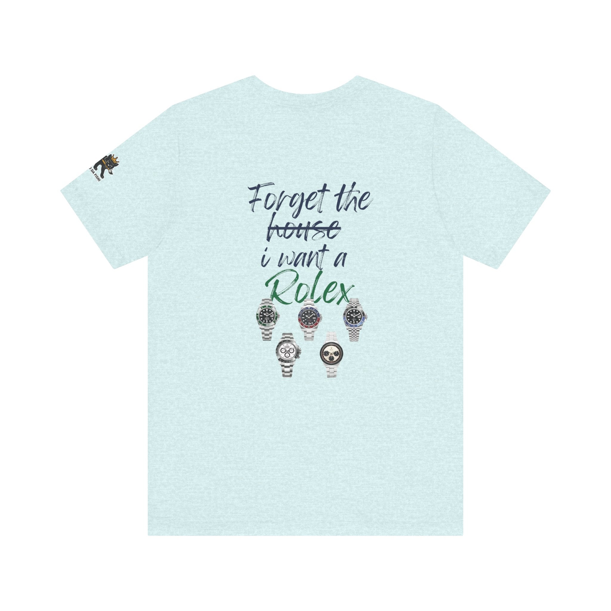 forget i want rolex Graphic Tee, Casual Summer Shirt, Marine Life T-Shirt, Gift for Sea Lovers,  high quality